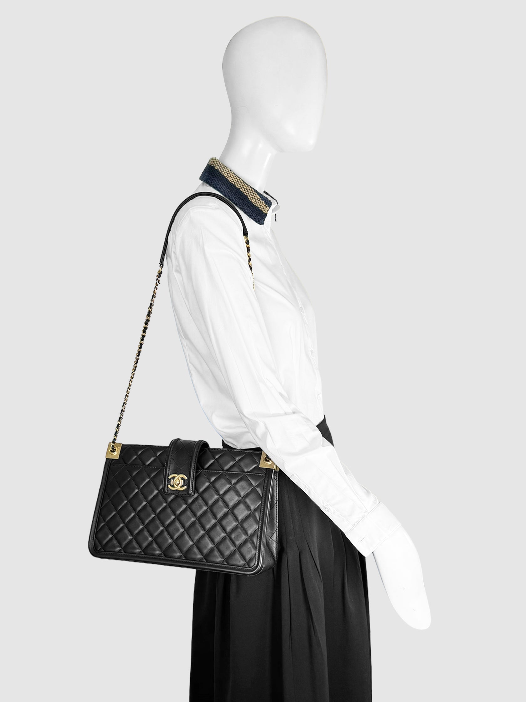Elegant CC Quilted Tote