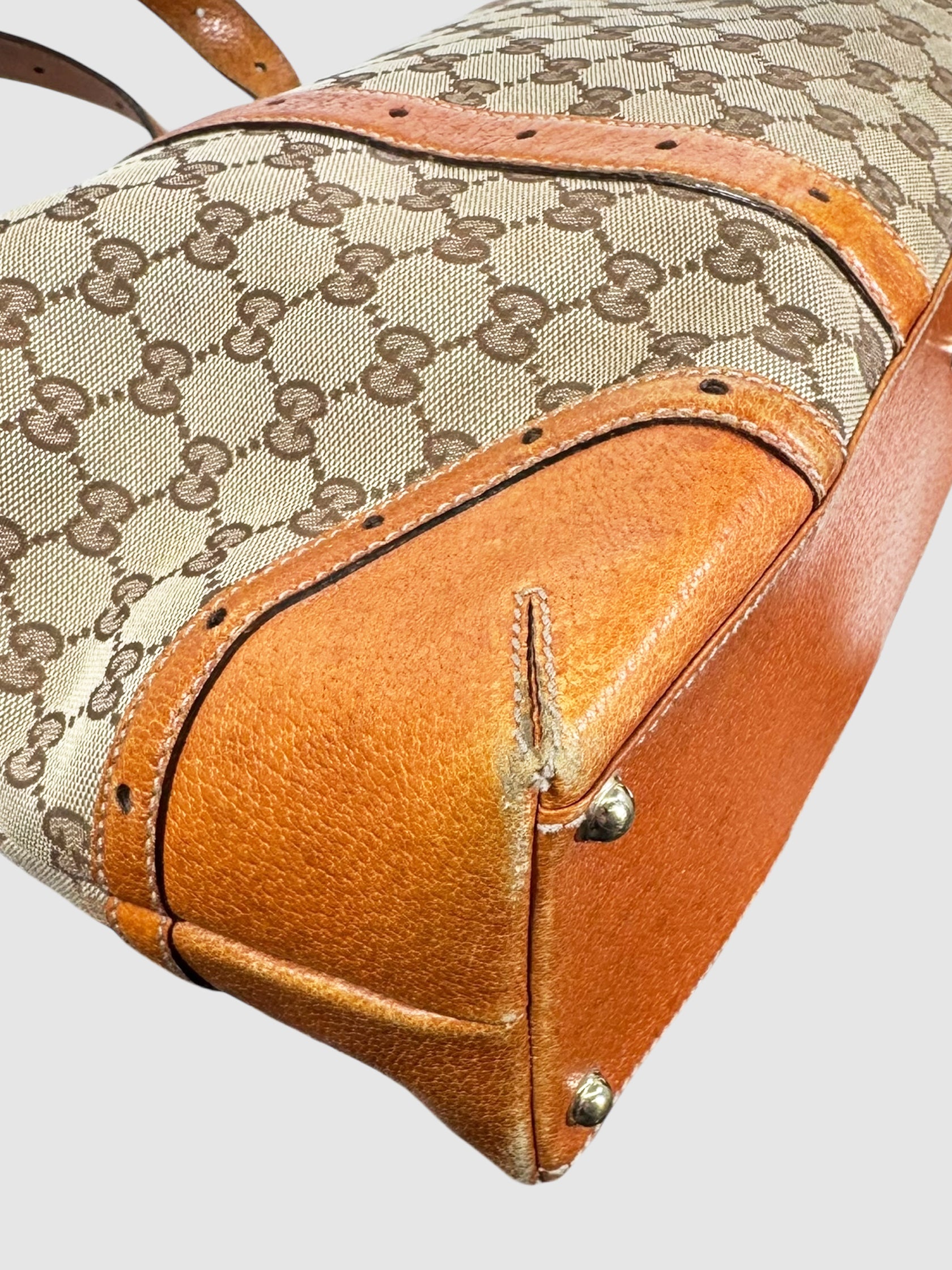 Large Horsebit Glam Shoulder Bag