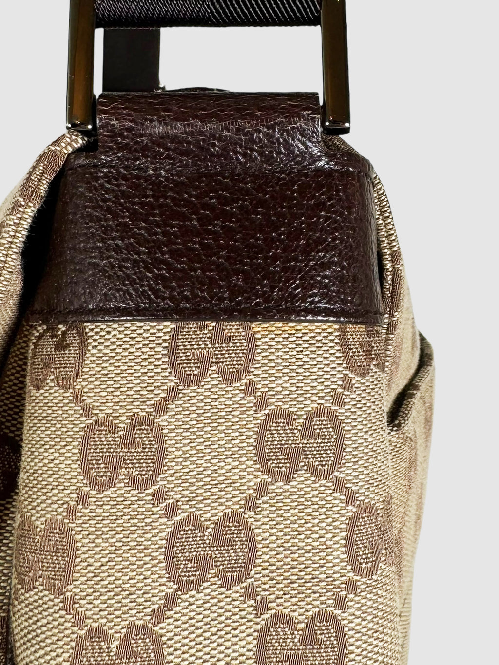 GG Monogram Canvas Messenger Bag