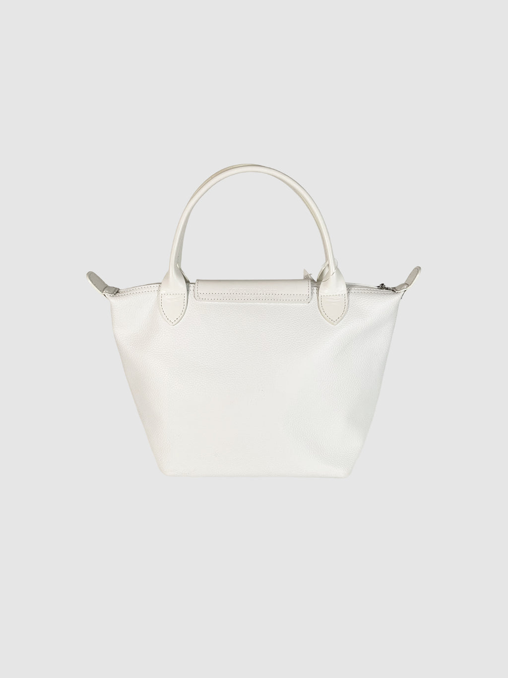 Longchamp White Leather Le Pliage