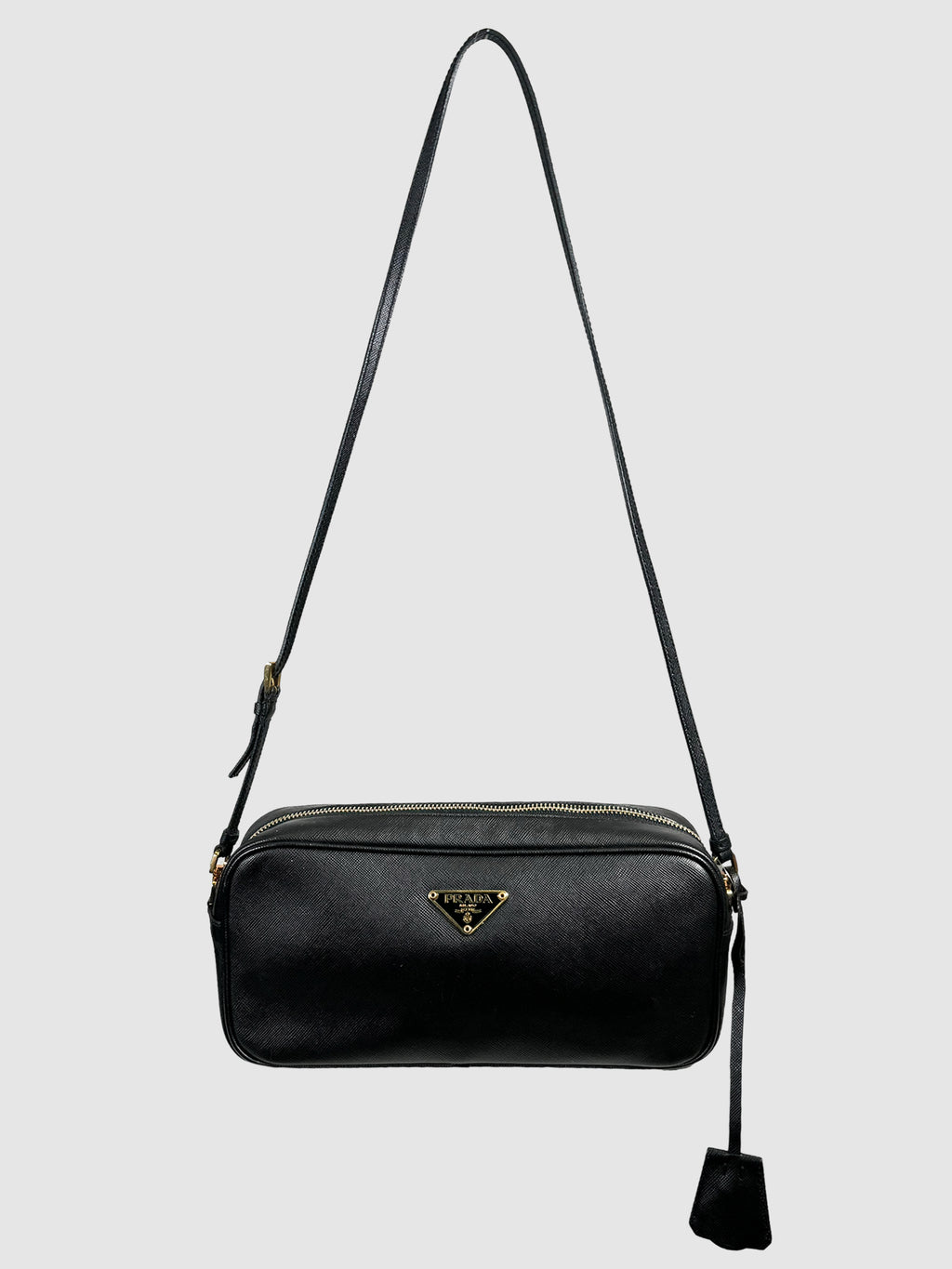 Small Saffiano Rectangular Shoulder Bag