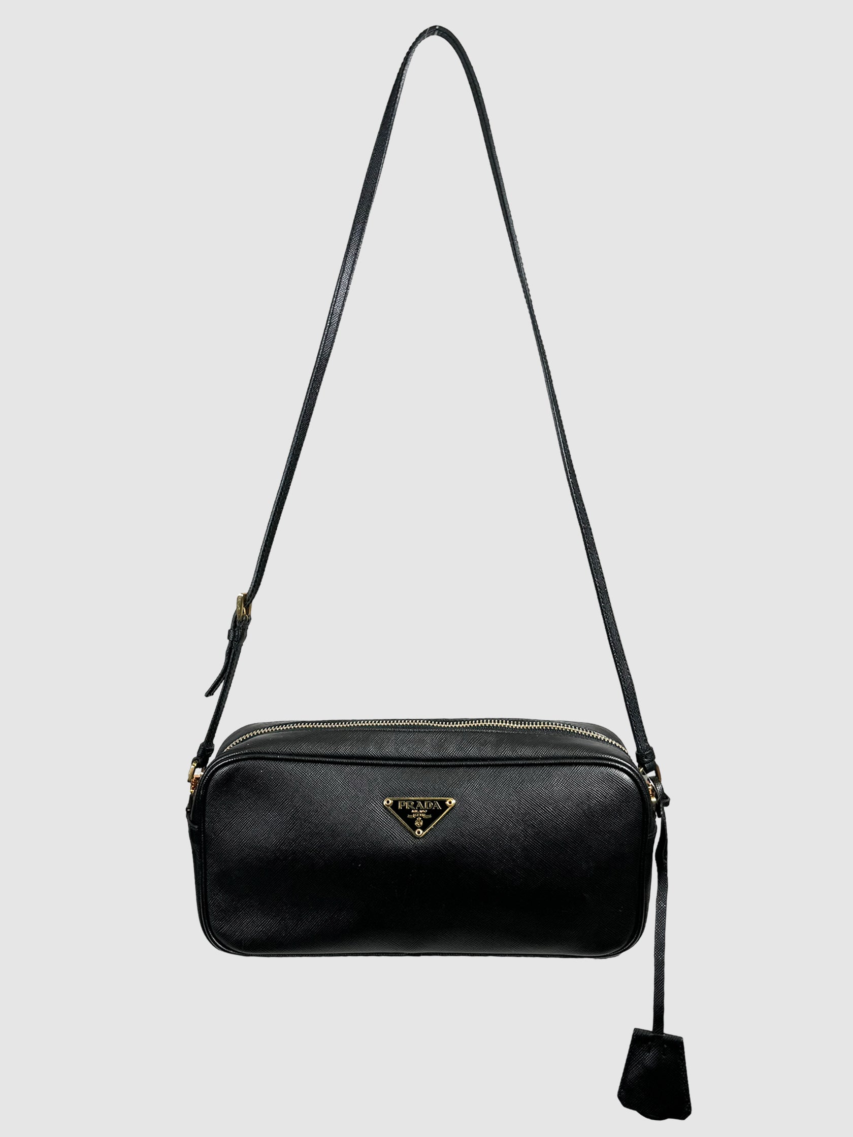 Small Saffiano Rectangular Shoulder Bag