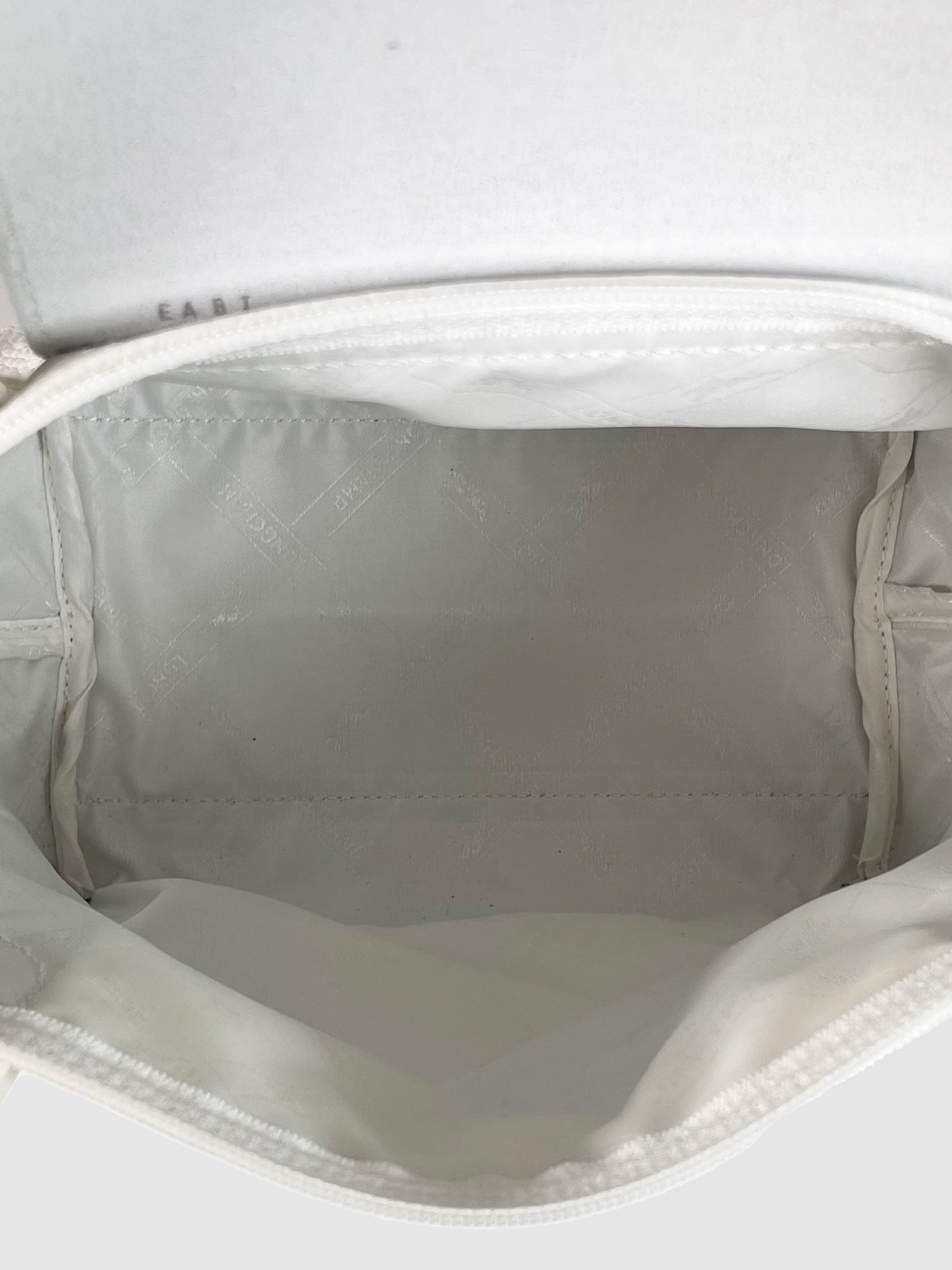 Longchamp White Leather Le Pliage