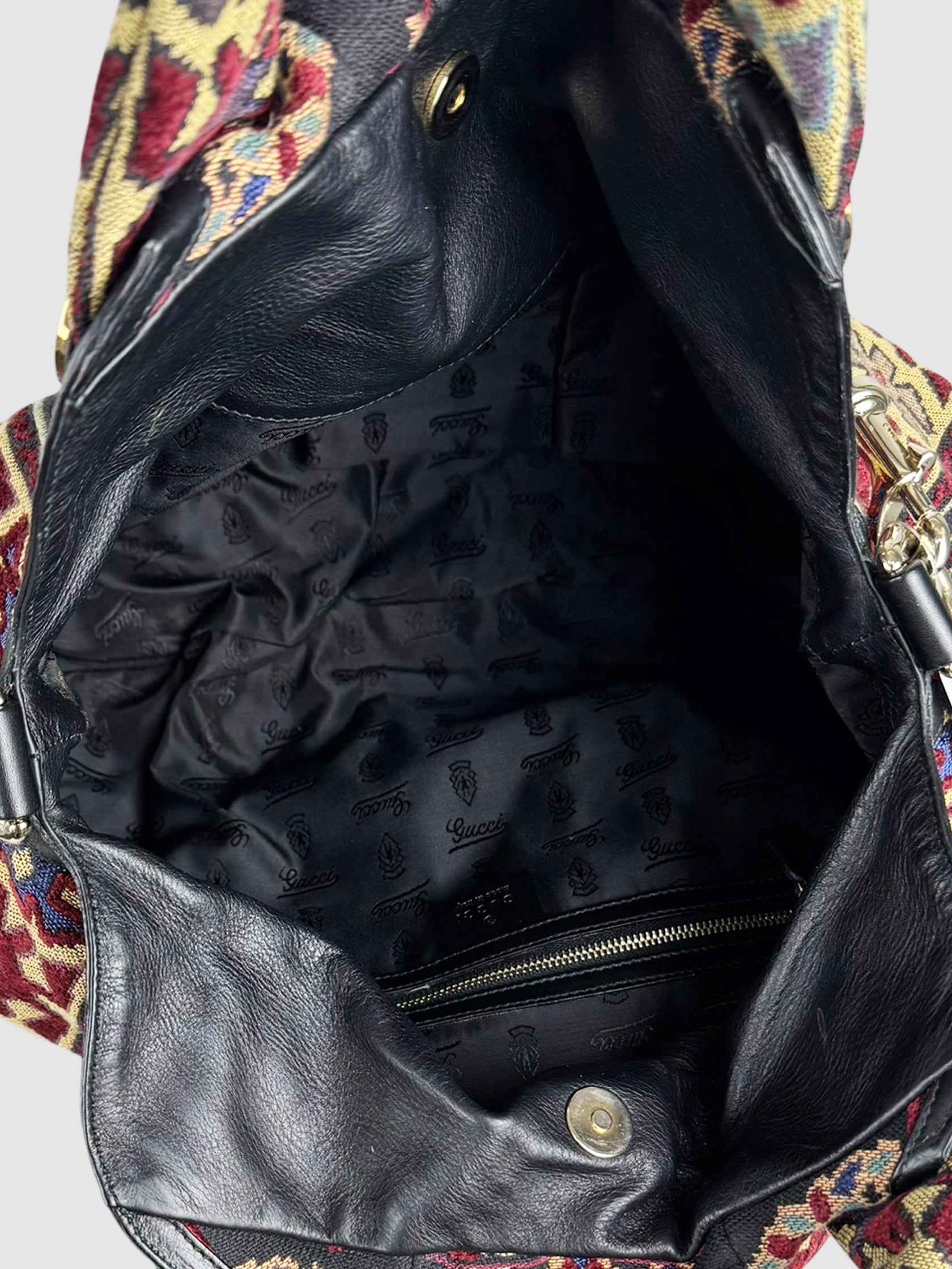 Hysteria Convertible Tapestry Handbag