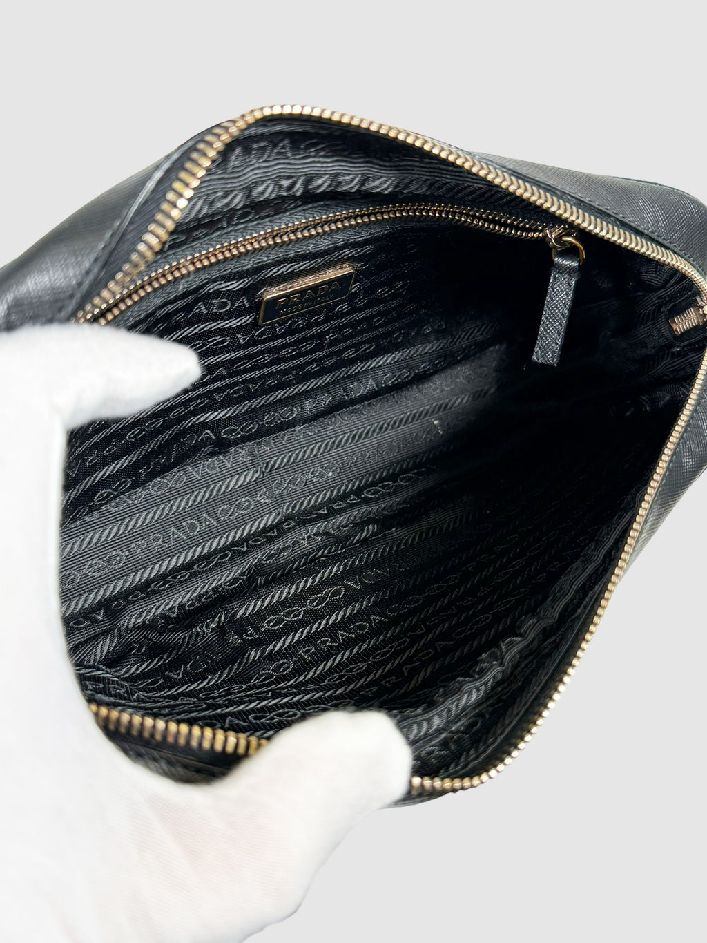 Small Saffiano Rectangular Shoulder Bag