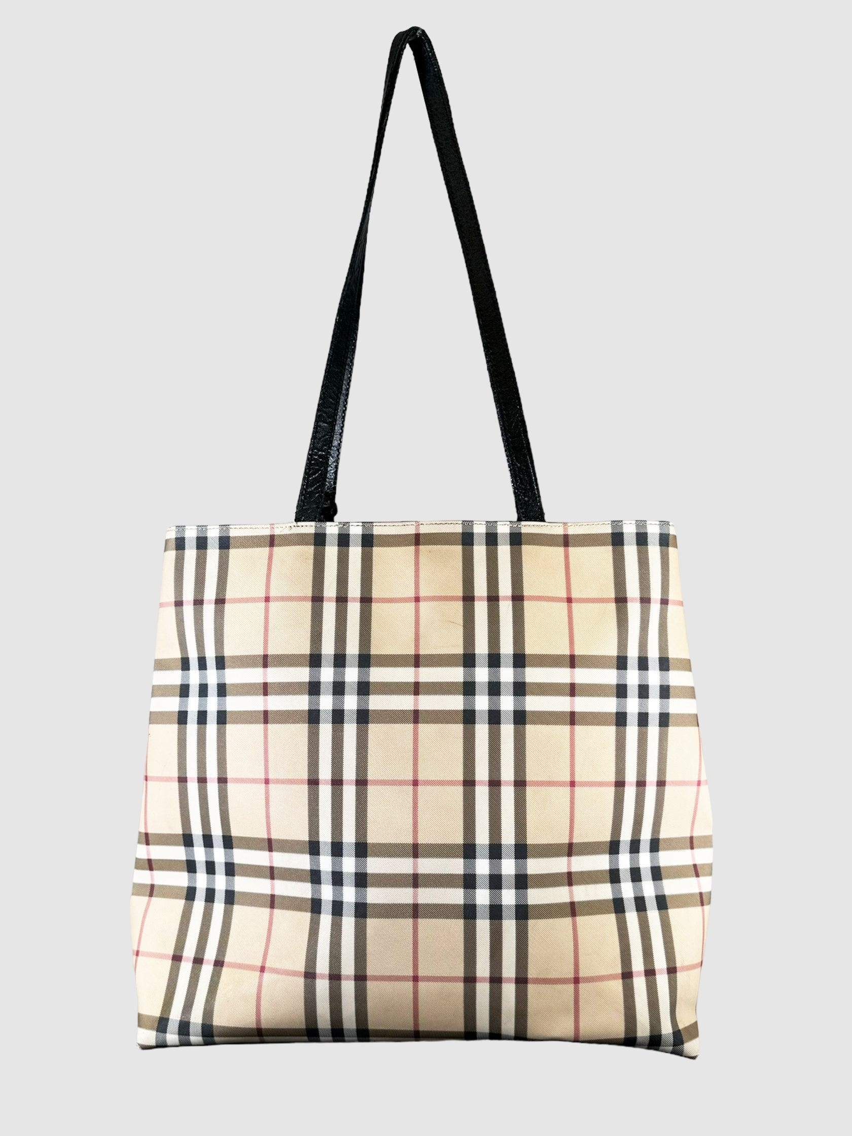 Burberry Nova Check Tote Bag Vintage