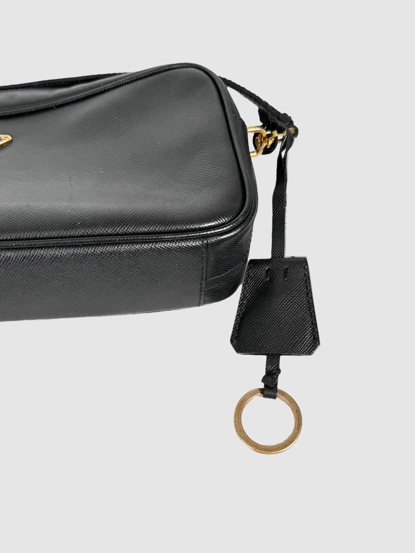 Small Saffiano Rectangular Shoulder Bag