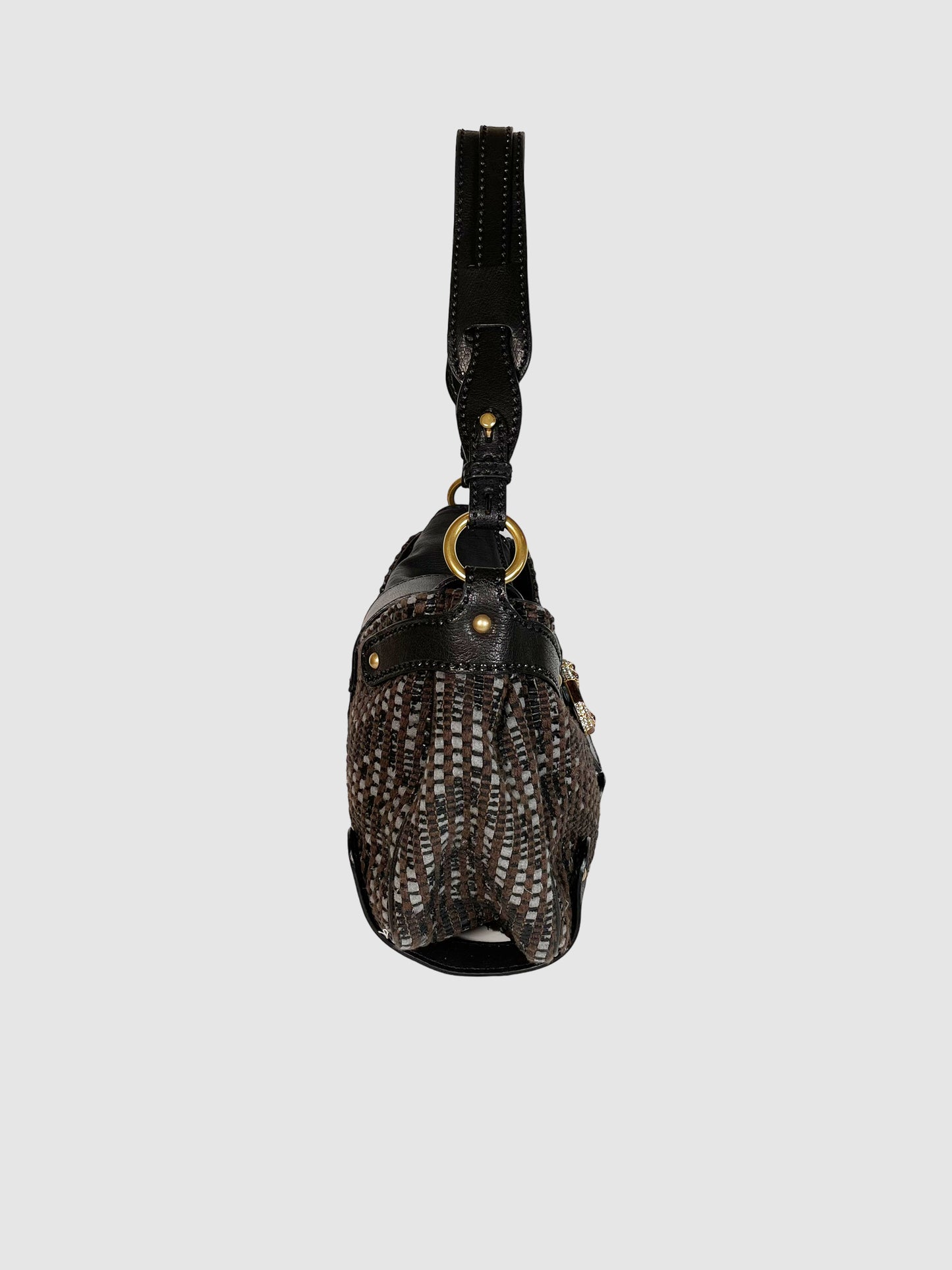 Valentino Woven Flap Tote