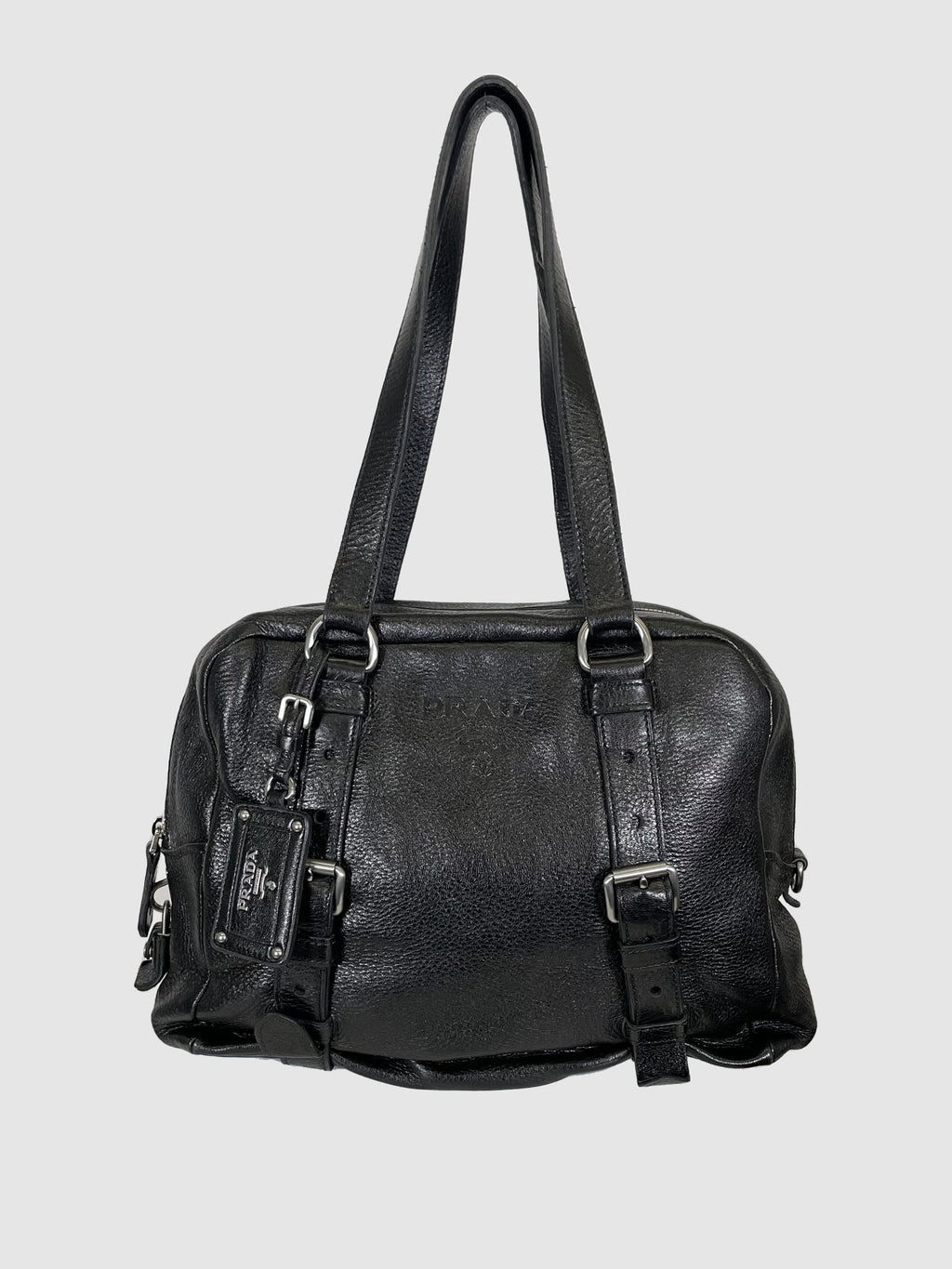 Pebbled Leather Shoulder Bag