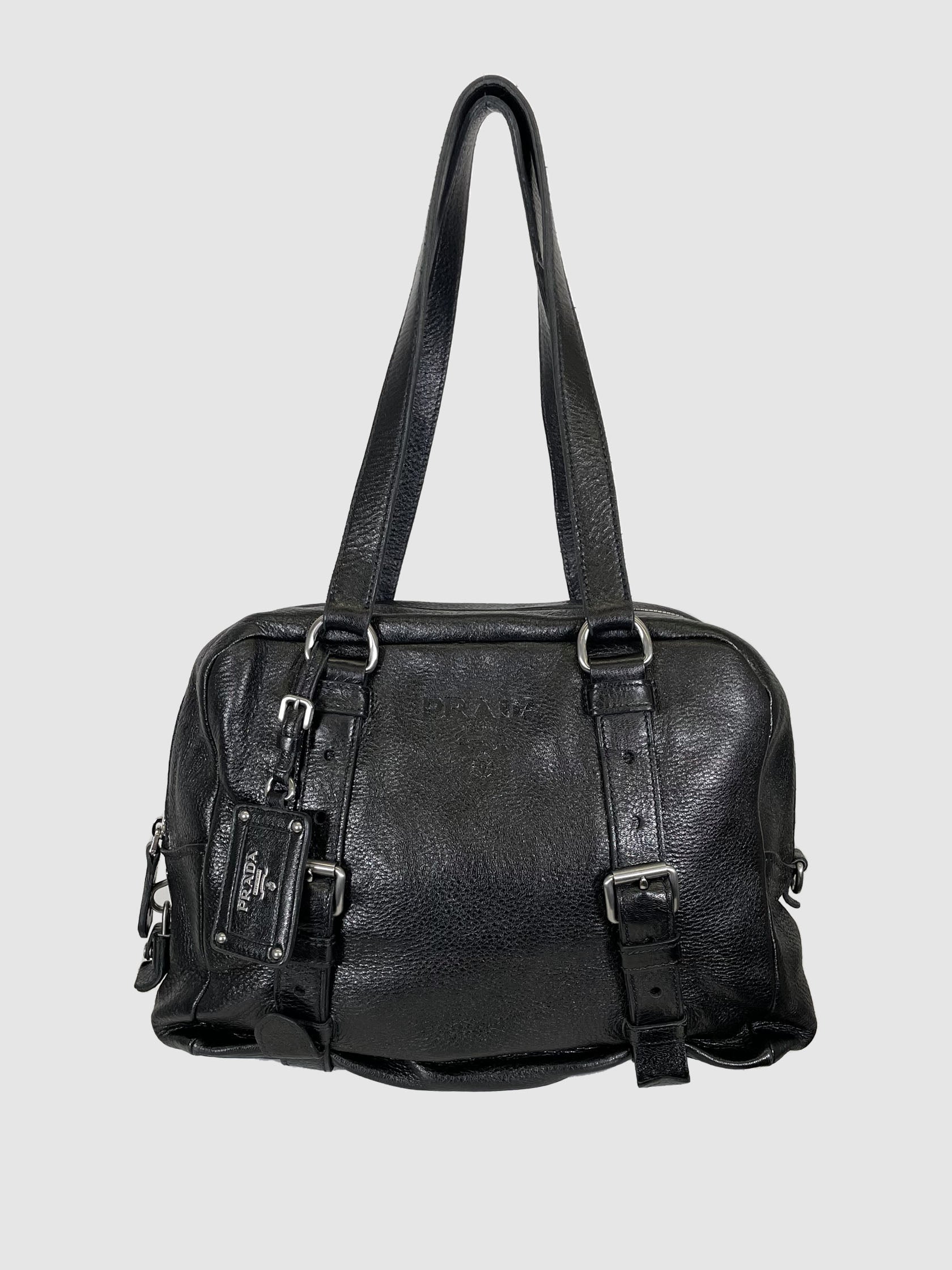 Pebbled Leather Shoulder Bag