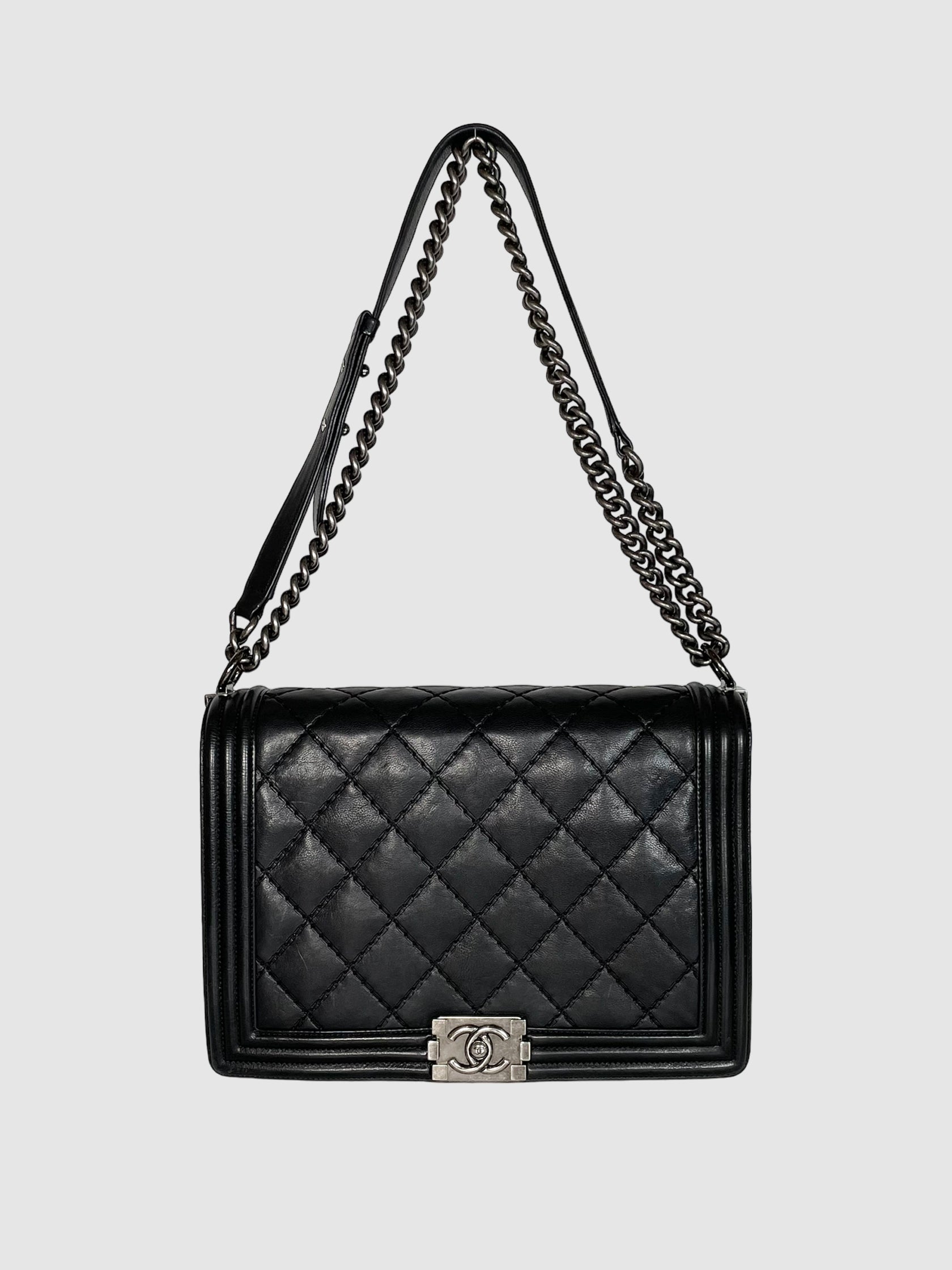 Large Quilted Boy Bag