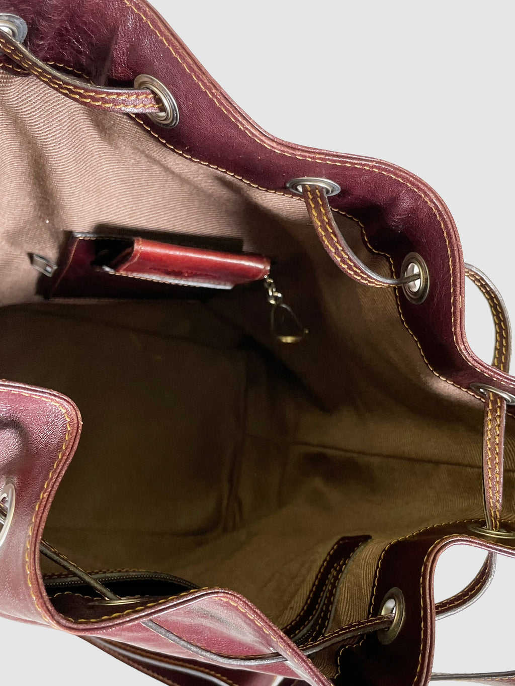 La Sella Roma Leather Bucket Bag