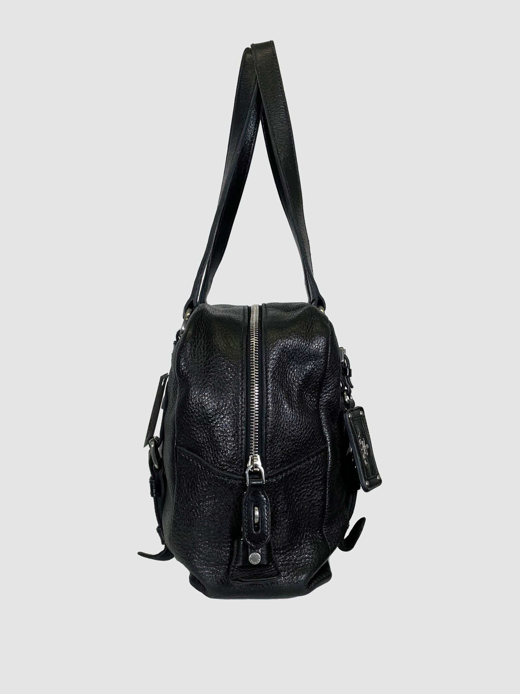 Pebbled Leather Shoulder Bag