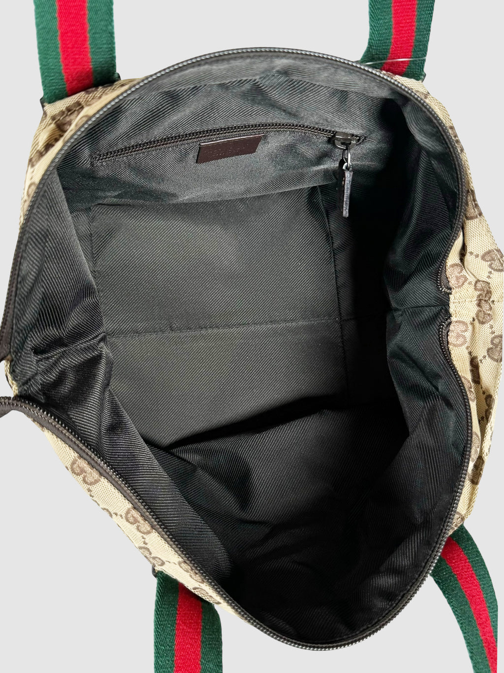 Small GG Canvas Web Tote Bag