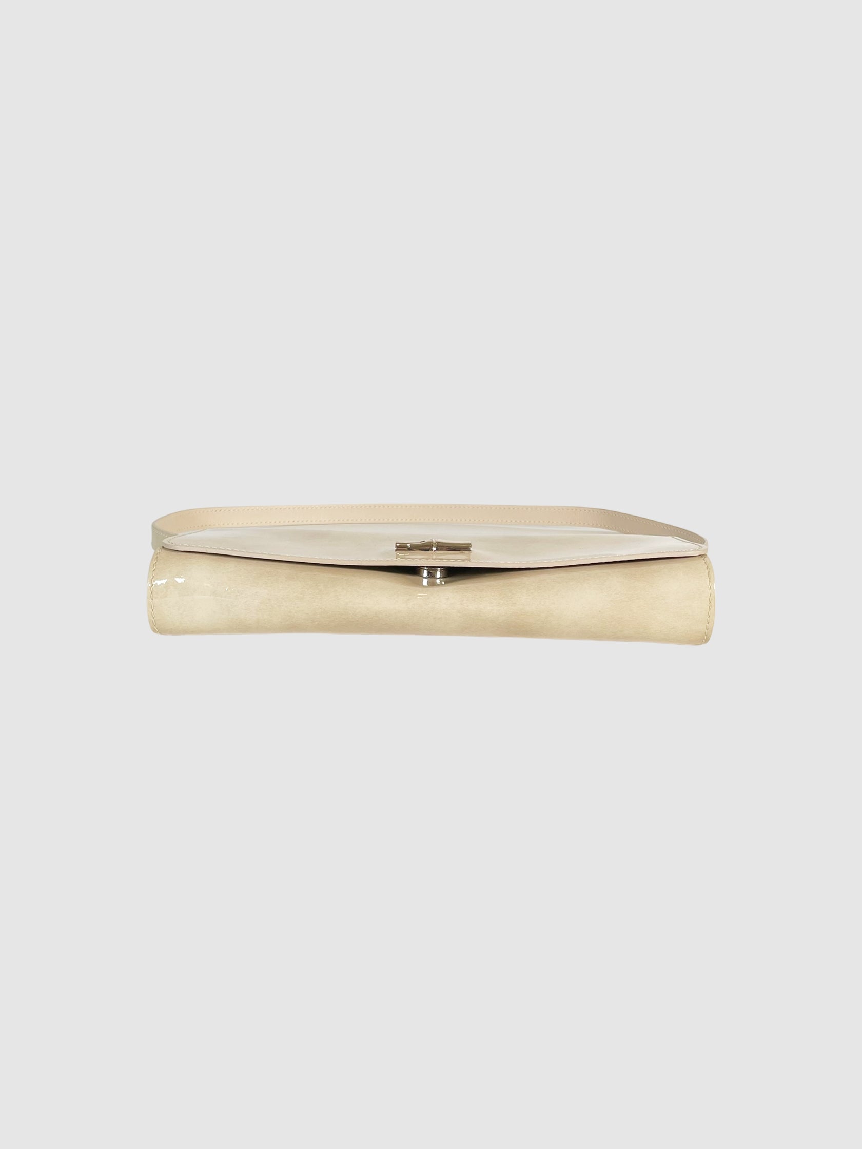 Longchamp Patent Leather Clutch
