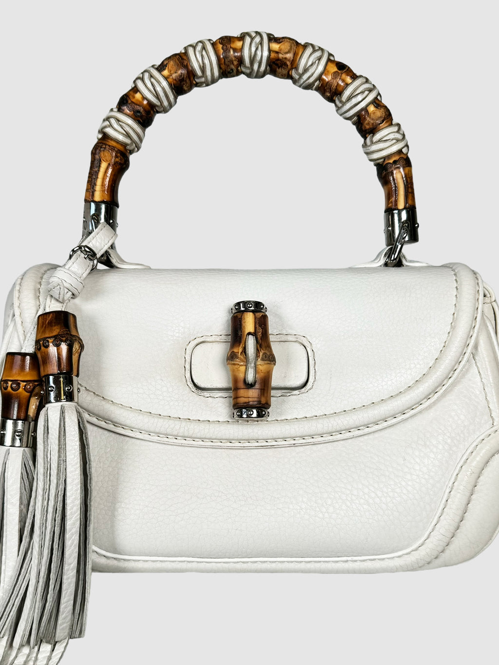 Bamboo Top Handle Bag