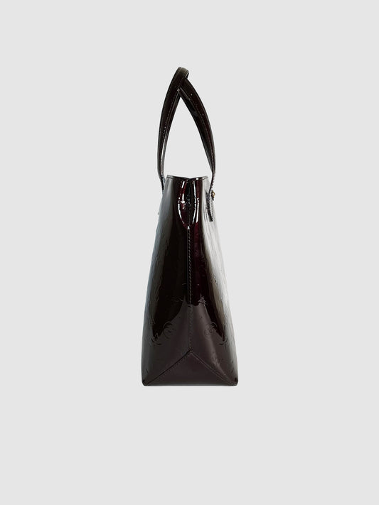 Louis Vuitton Burgundy Vernis Wilshire Bag