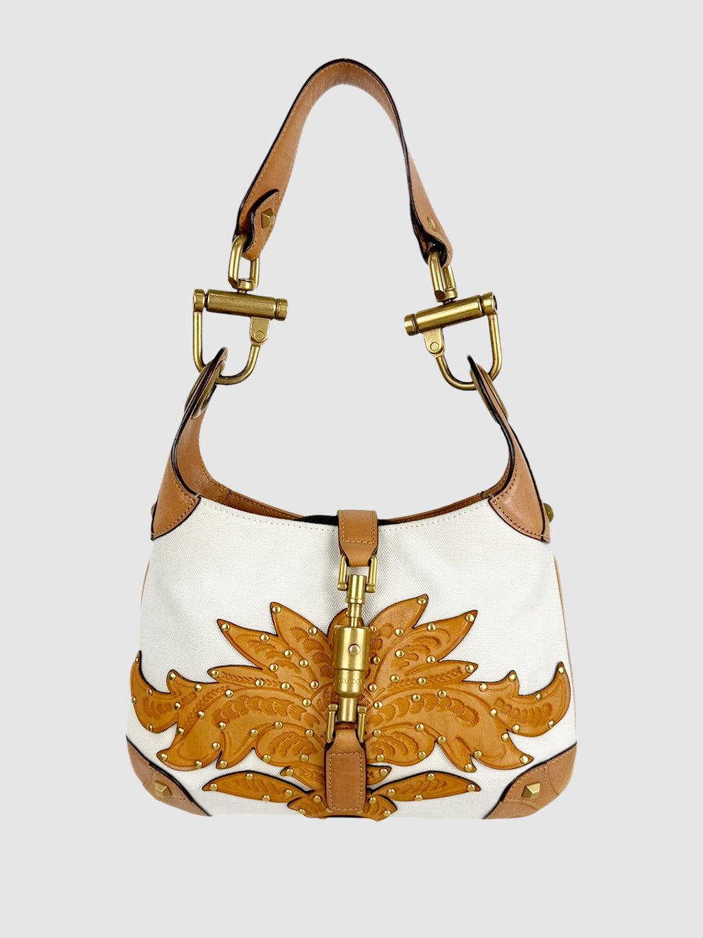 Canvas Jackie Shoulder Bag