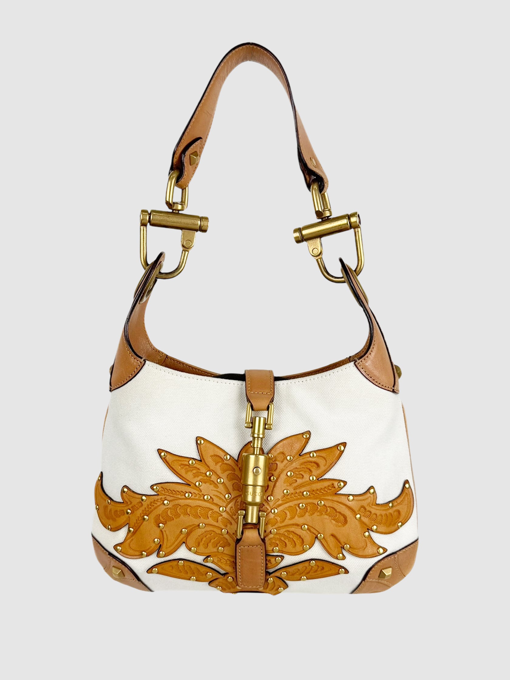 Canvas Jackie Shoulder Bag
