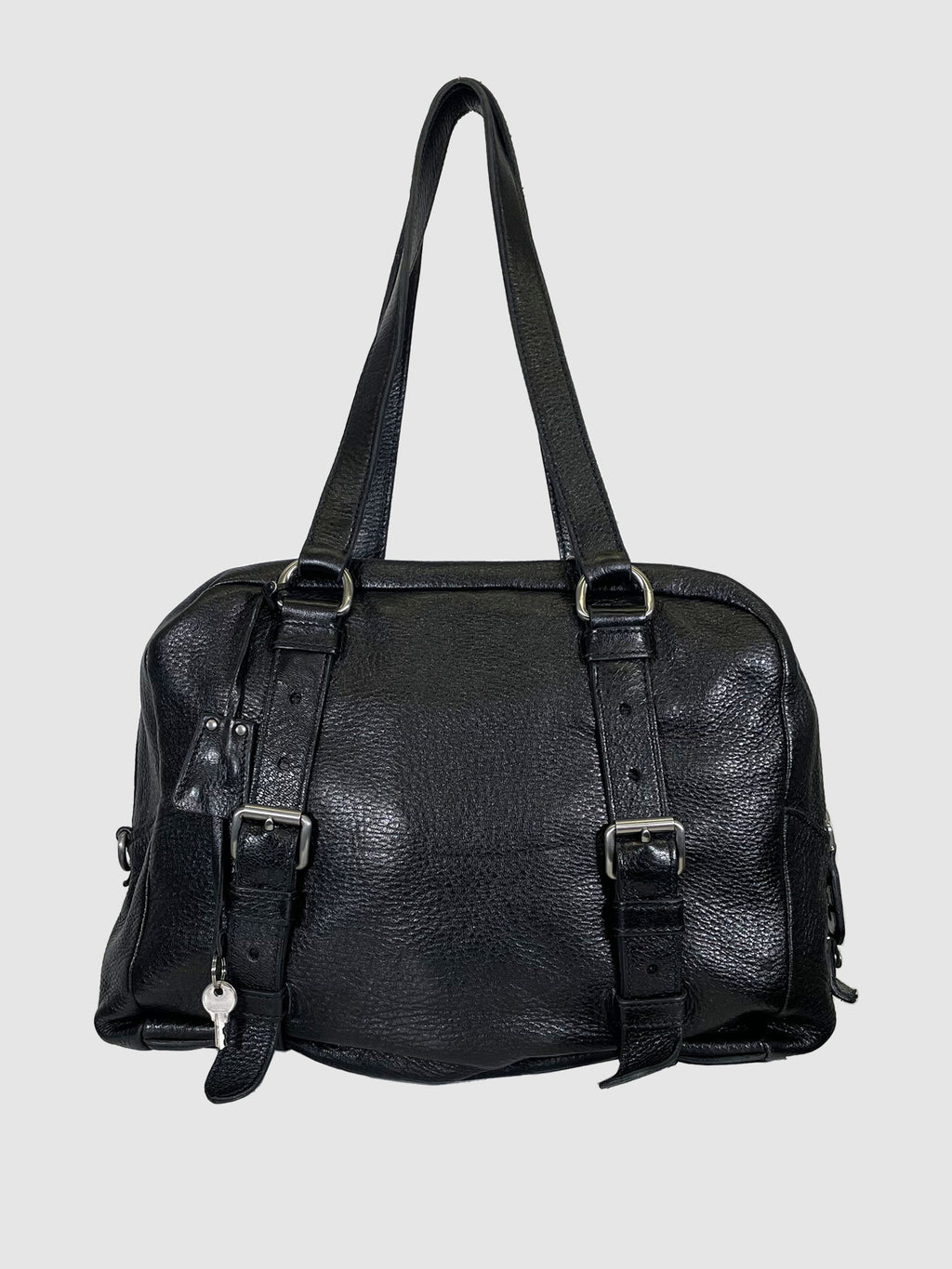 Pebbled Leather Shoulder Bag