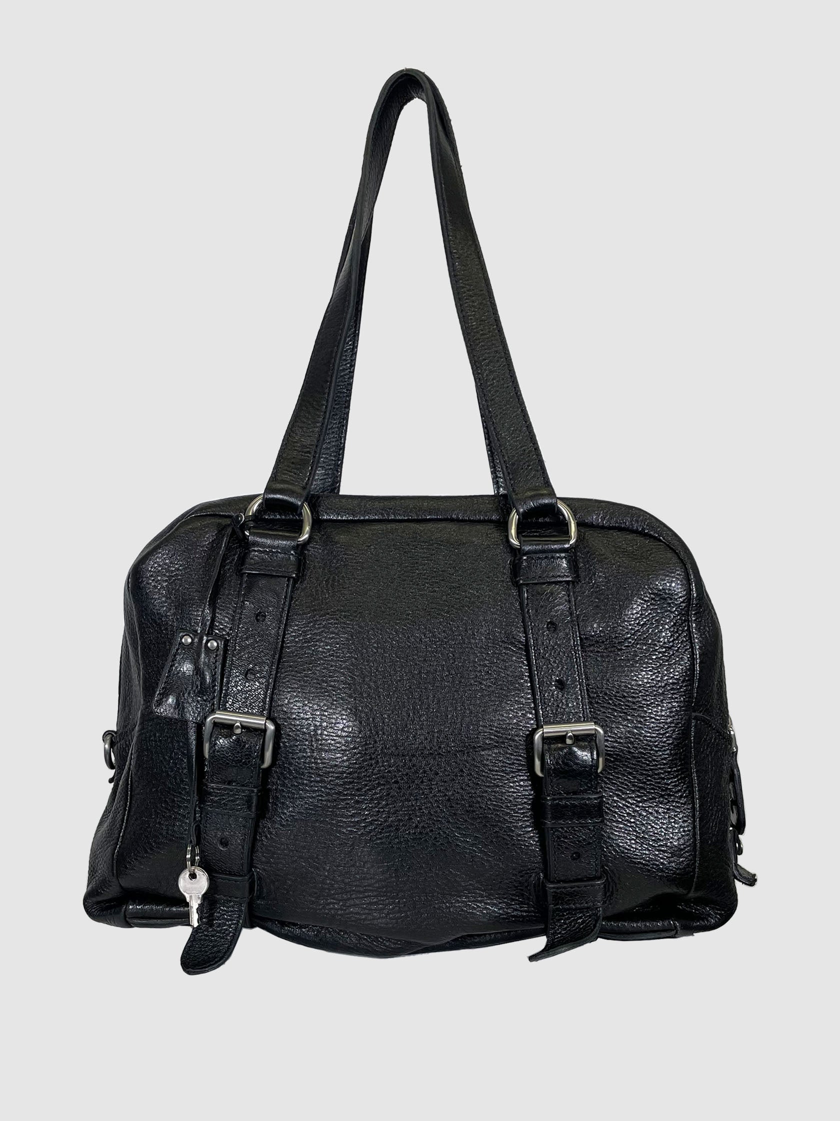 Pebbled Leather Shoulder Bag