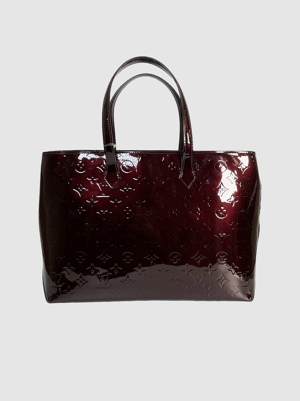 Louis Vuitton Burgundy Vernis Wilshire Bag