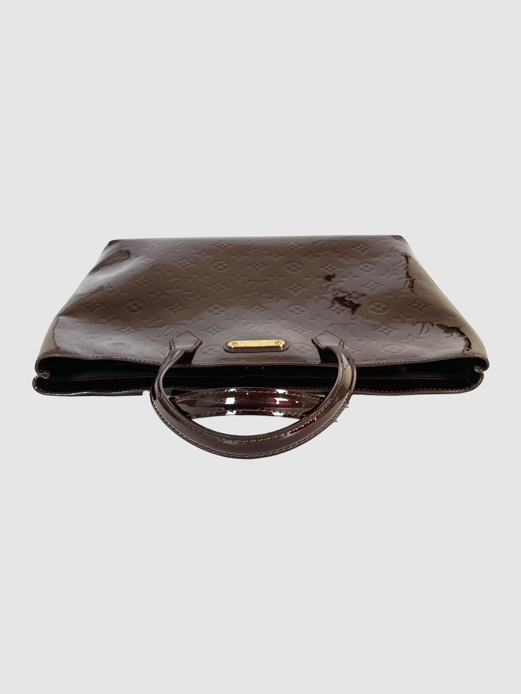 Louis Vuitton Burgundy Vernis Wilshire Bag