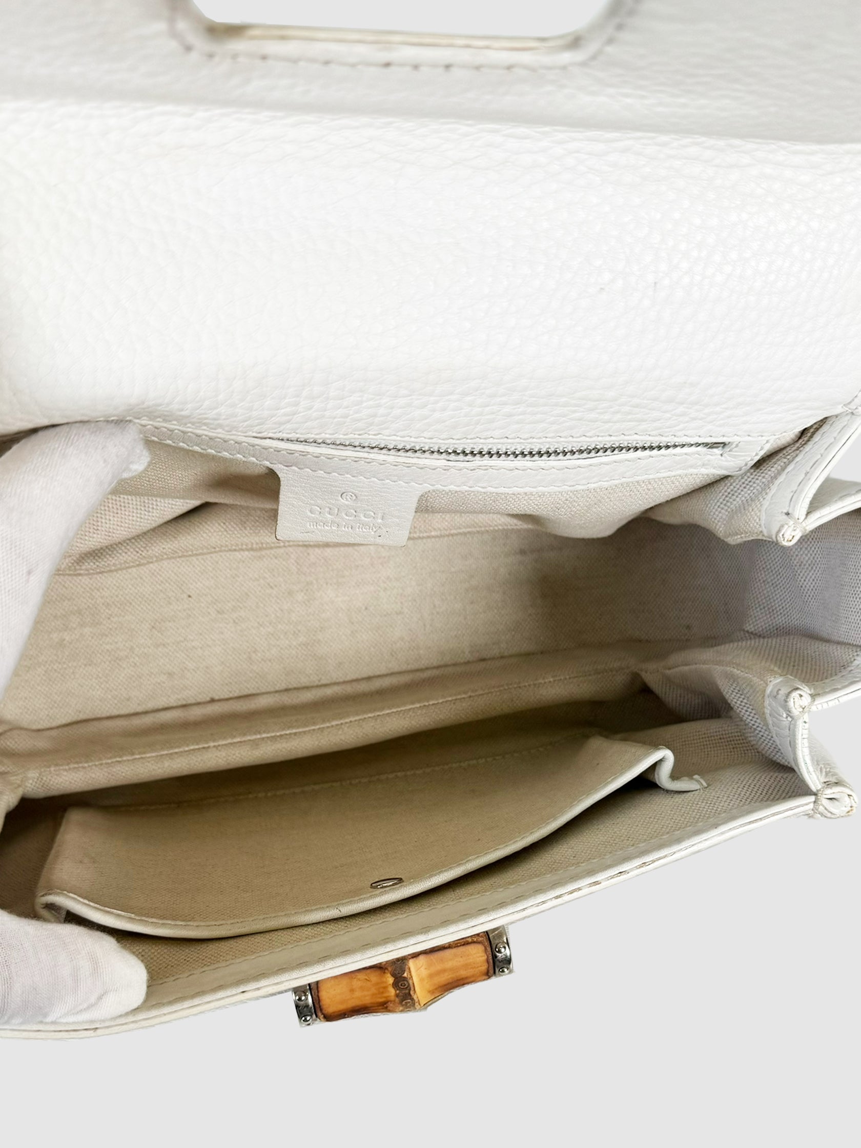 Bamboo Top Handle Bag