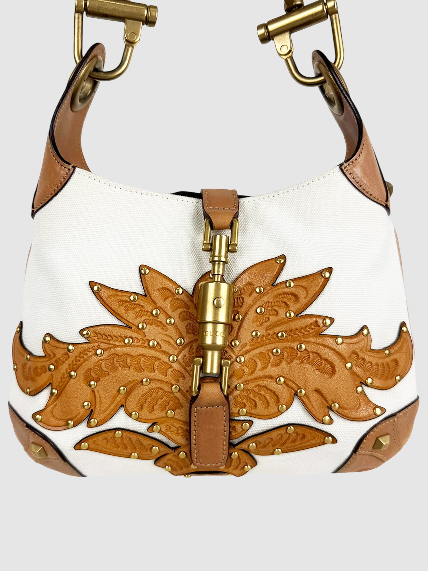 Canvas Jackie Shoulder Bag