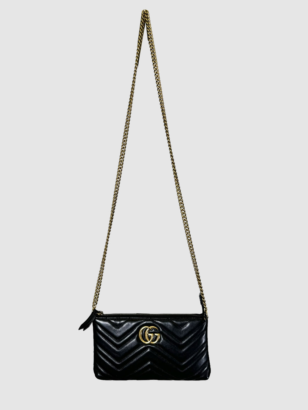 GG Marmont Matelasse Chain Pouch
