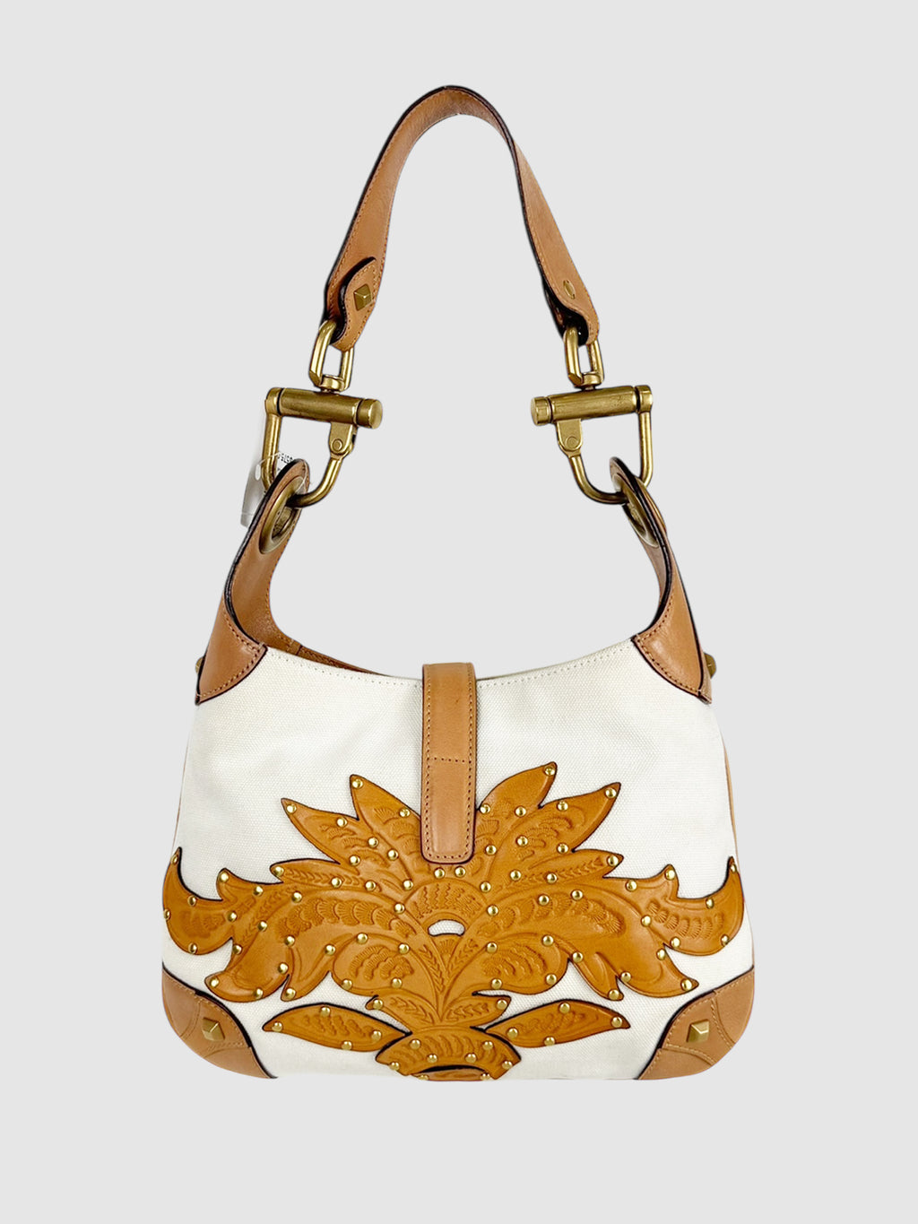 Canvas Jackie Shoulder Bag