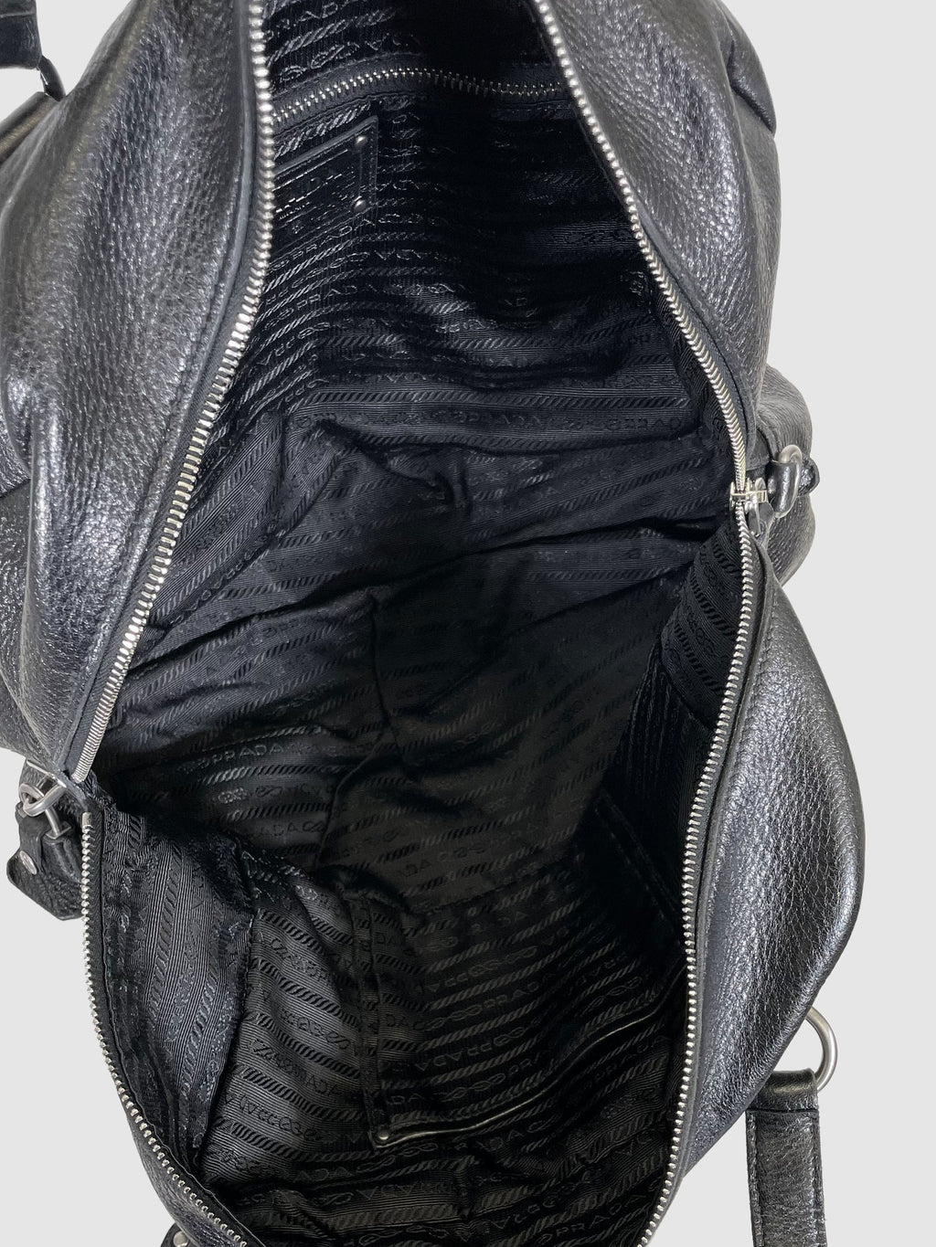 Pebbled Leather Shoulder Bag