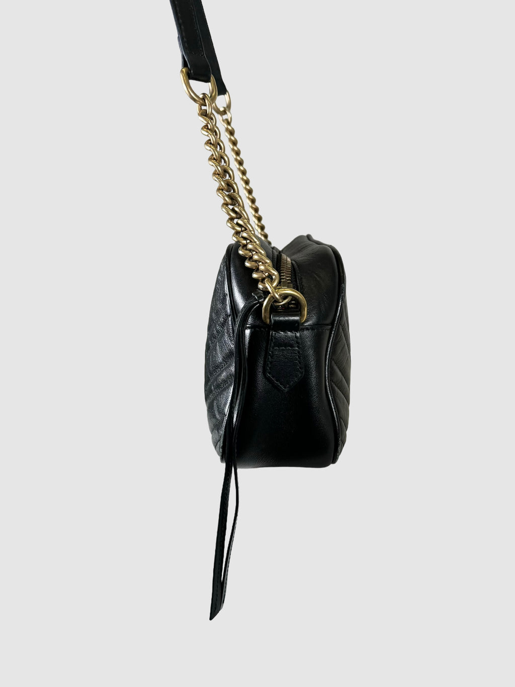 Leather GG Marmont Crossbody Bag