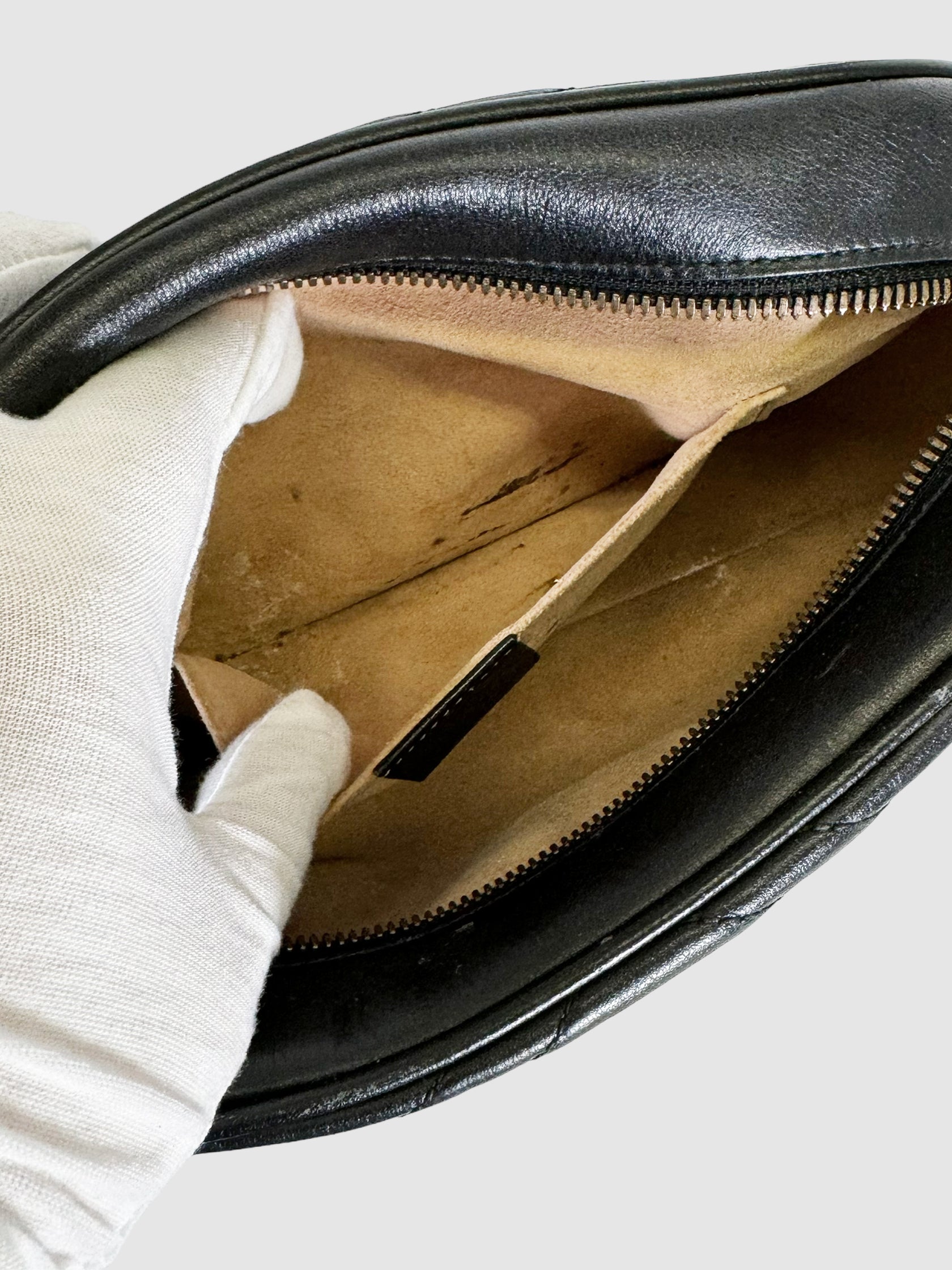 Leather GG Marmont Crossbody Bag