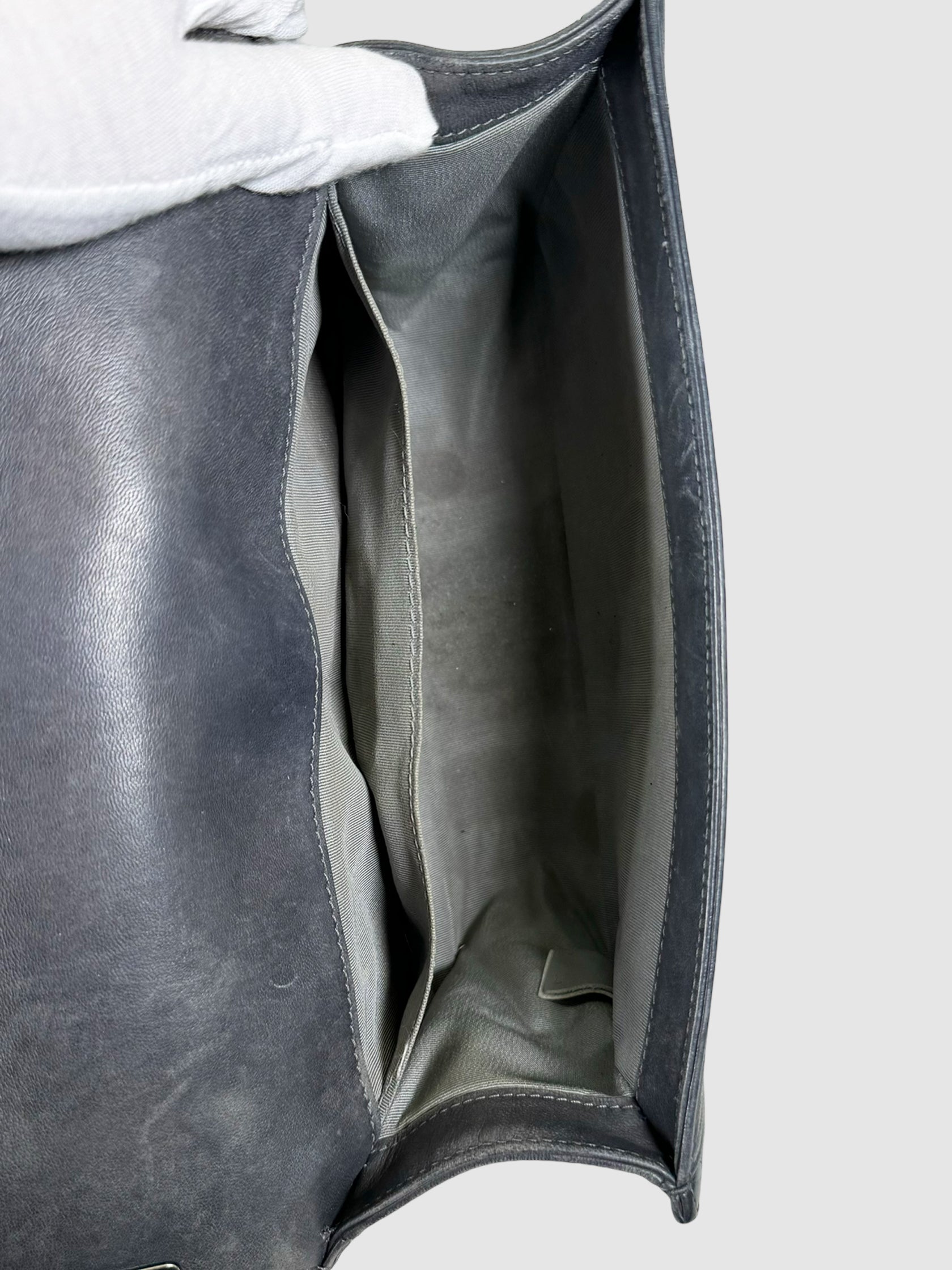 Quilted Leather Boy Bag