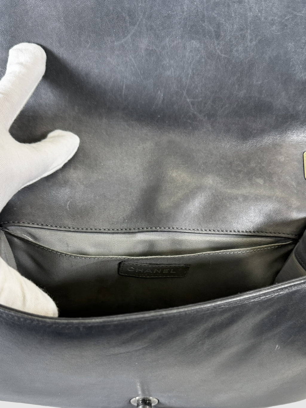 Quilted Leather Boy Bag