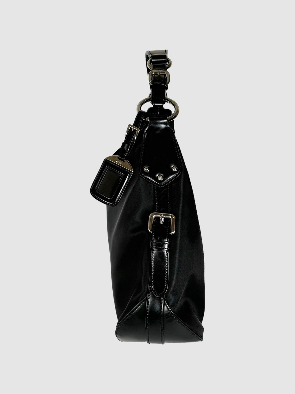 Medium Belted Leather Shoulder Bag