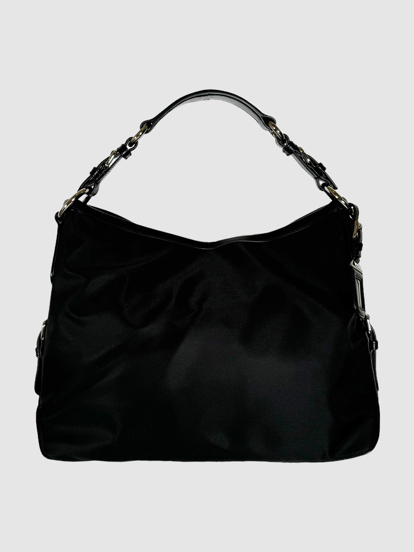 Medium Belted Leather Shoulder Bag