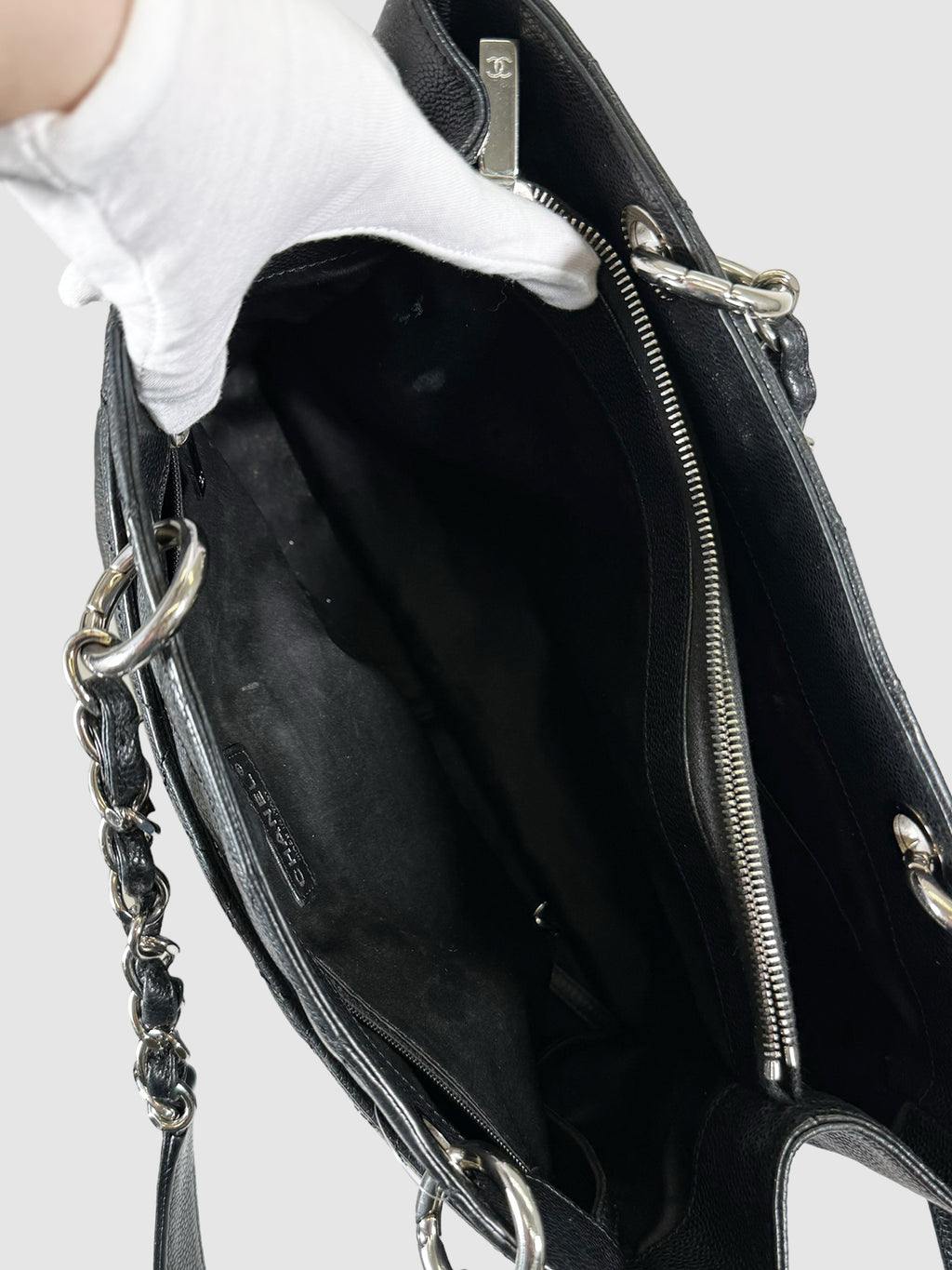 Caviar Quilted Grand Shopping Tote