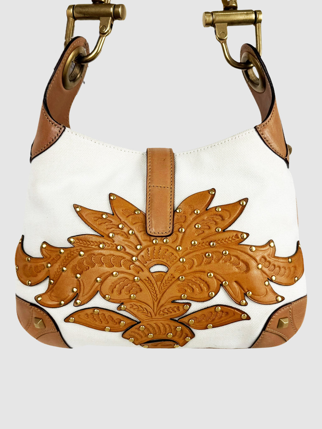 Canvas Jackie Shoulder Bag