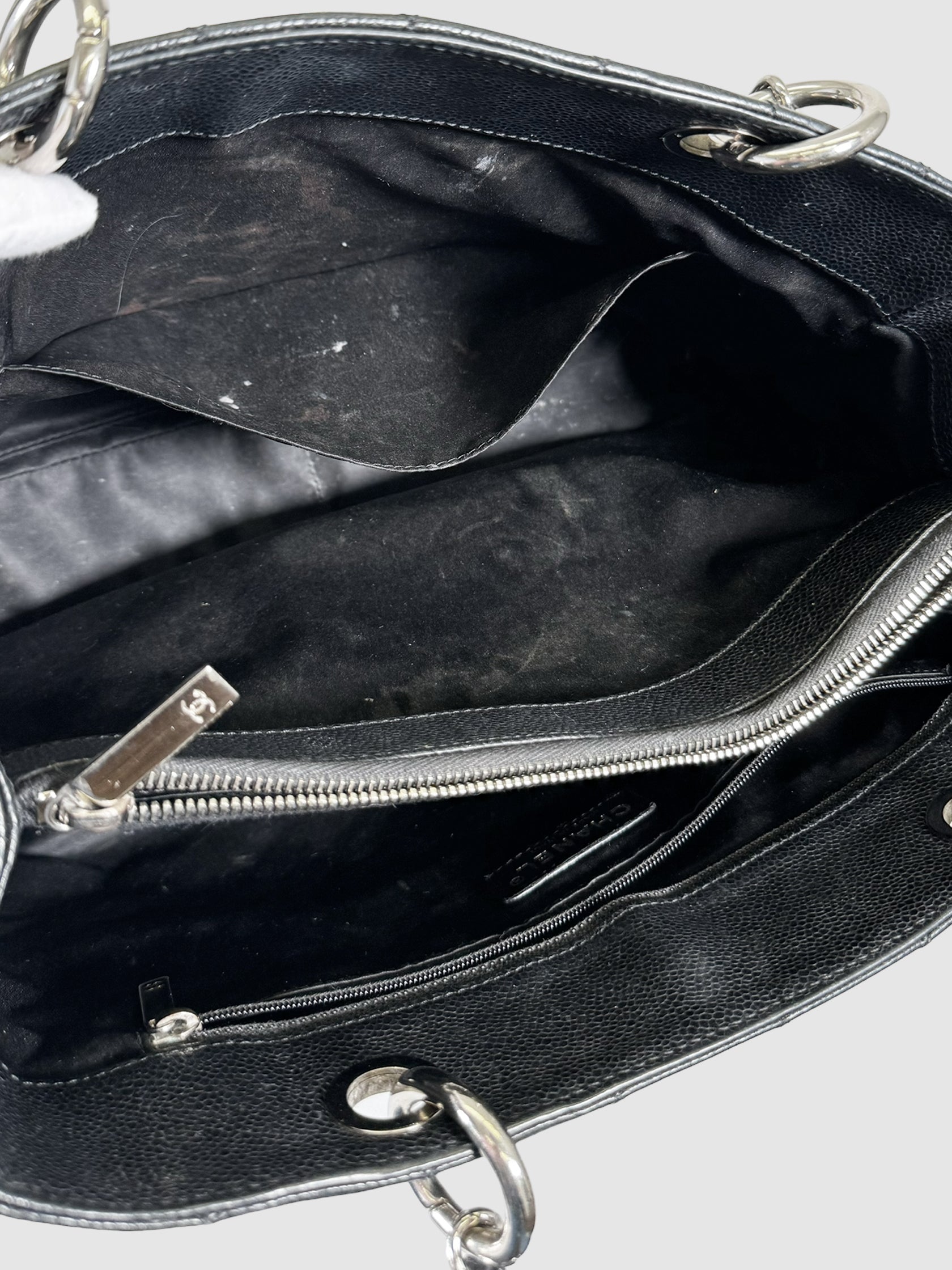 Caviar Quilted Grand Shopping Tote