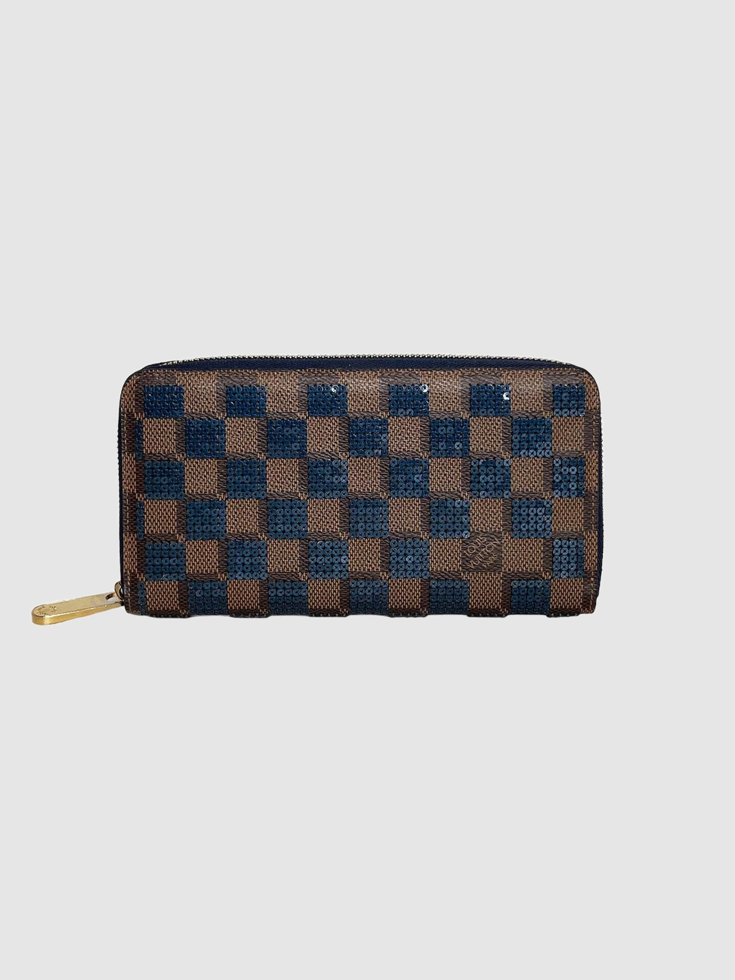 Damier Paillettes Zippy Wallet