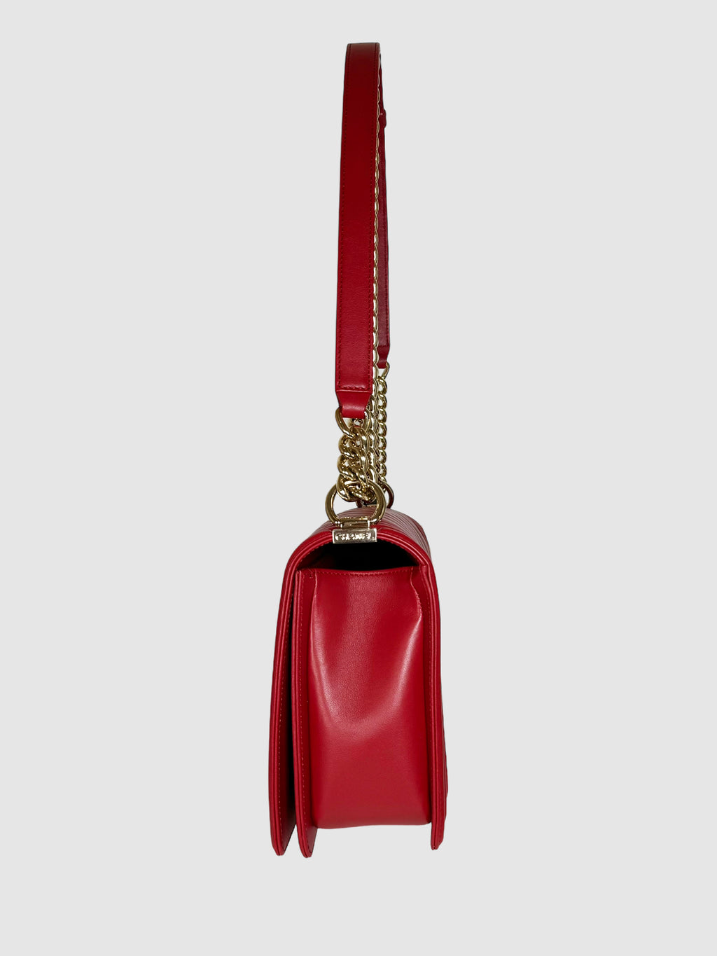 Medium Chevron Quilted Boy Bag