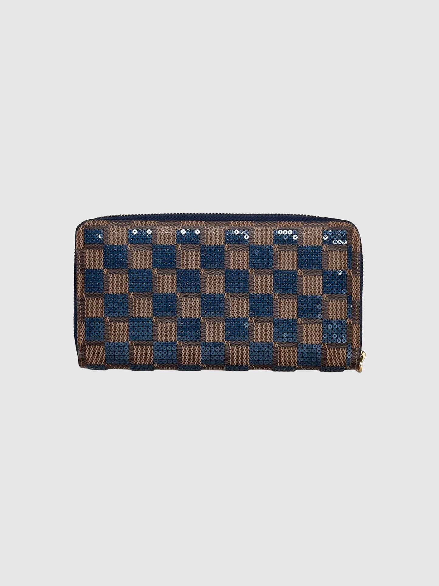 Damier Paillettes Zippy Wallet