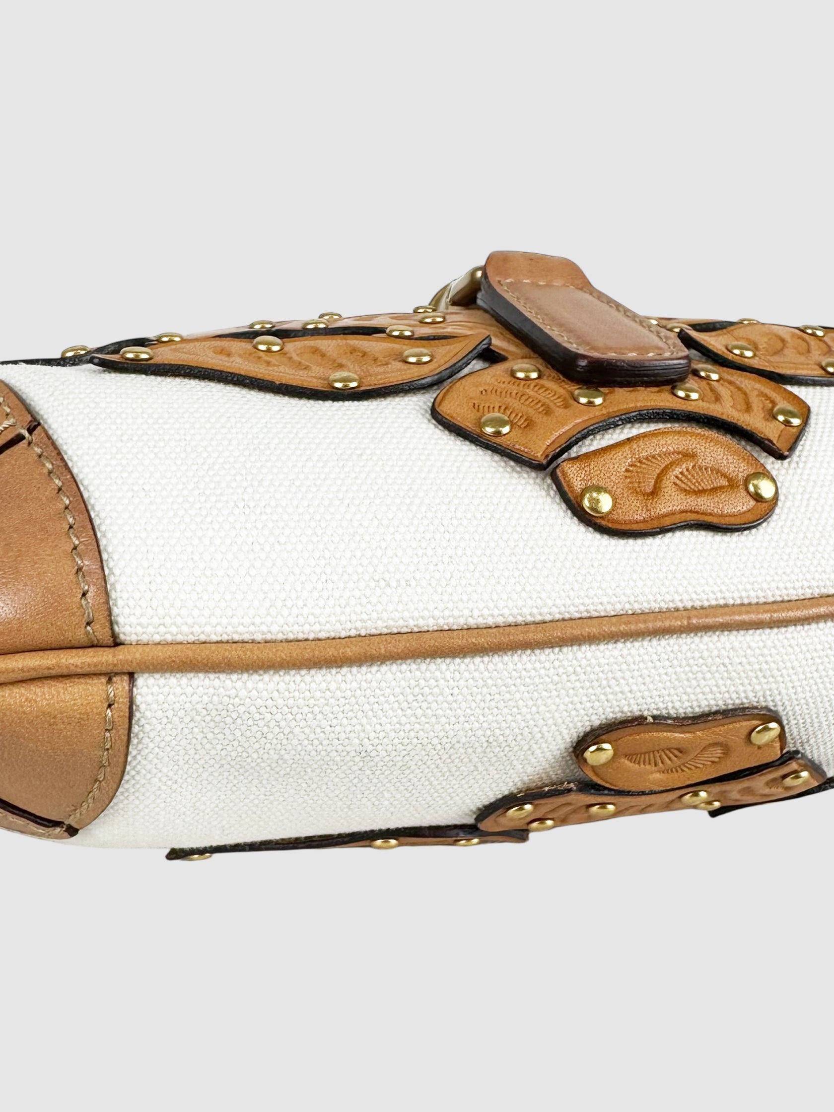 Canvas Jackie Shoulder Bag