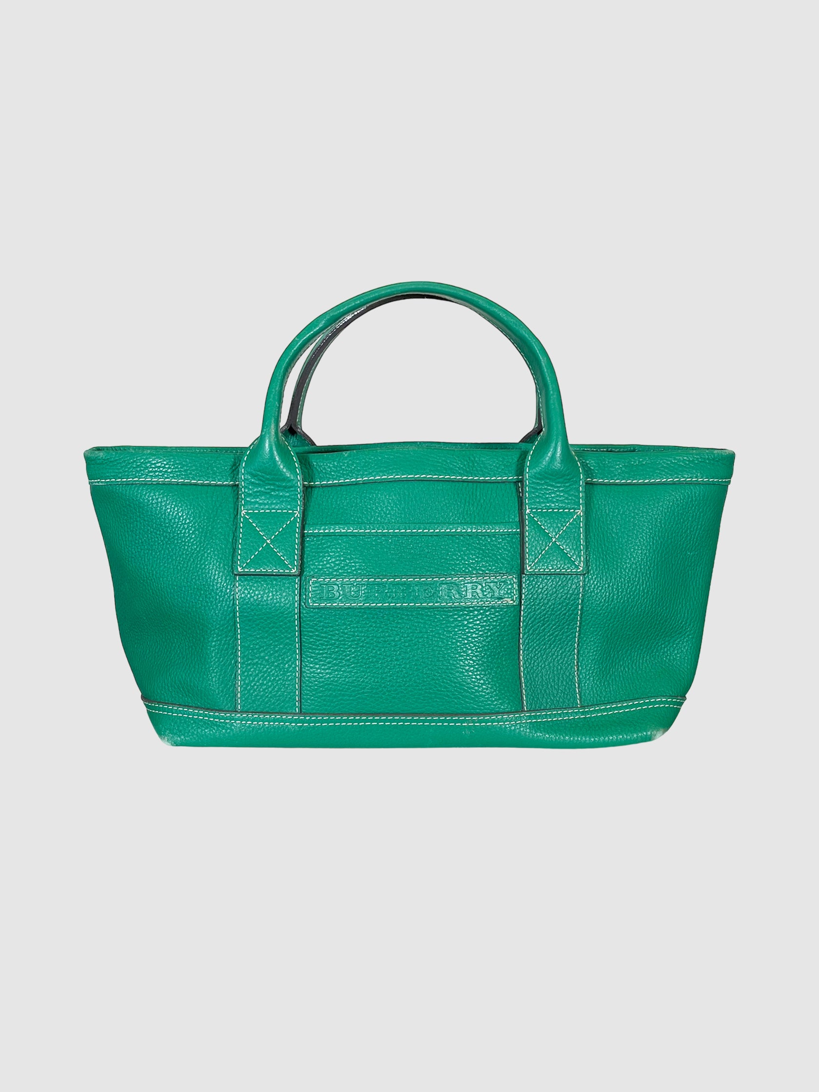 Vintage Pebbled Leather Handbag