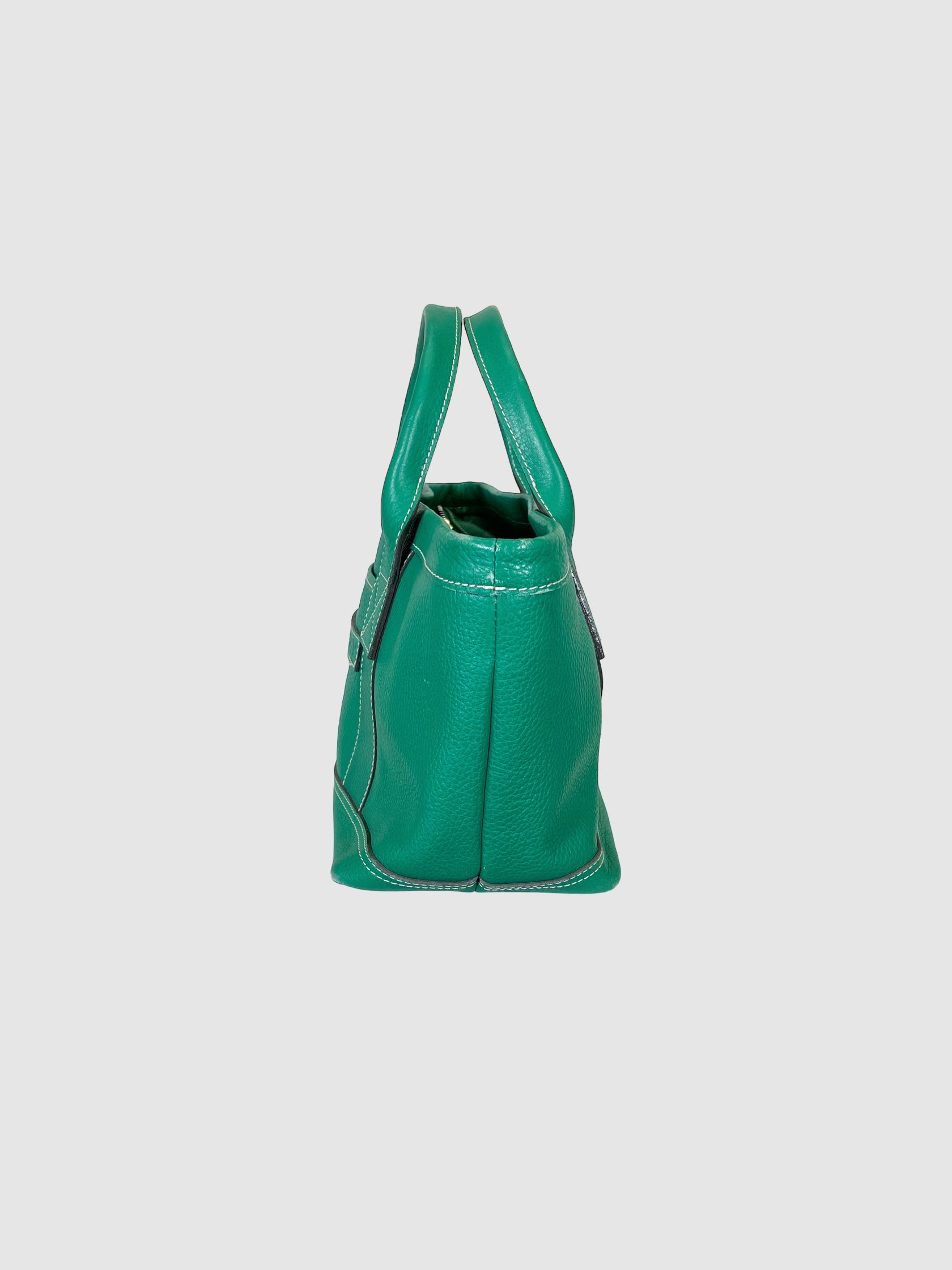 Vintage Pebbled Leather Handbag