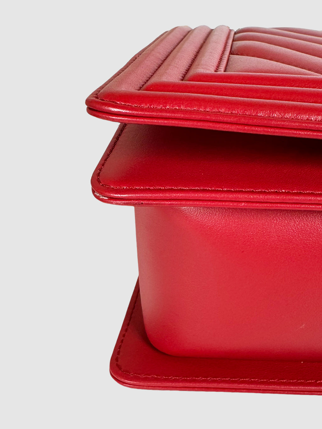 Medium Chevron Quilted Boy Bag