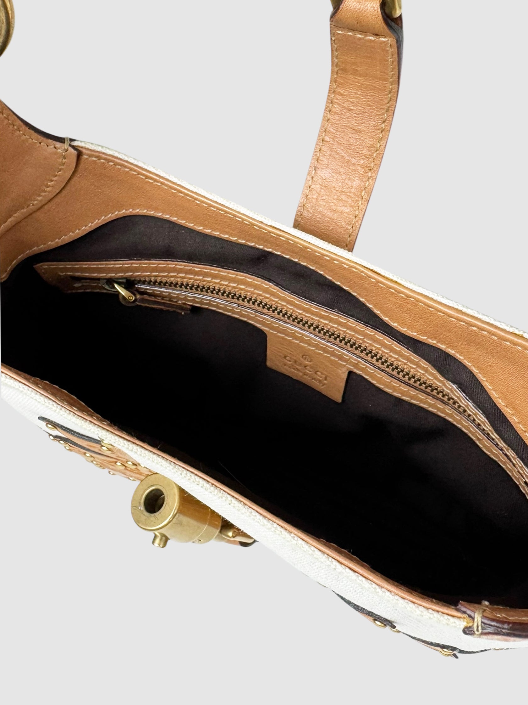 Canvas Jackie Shoulder Bag