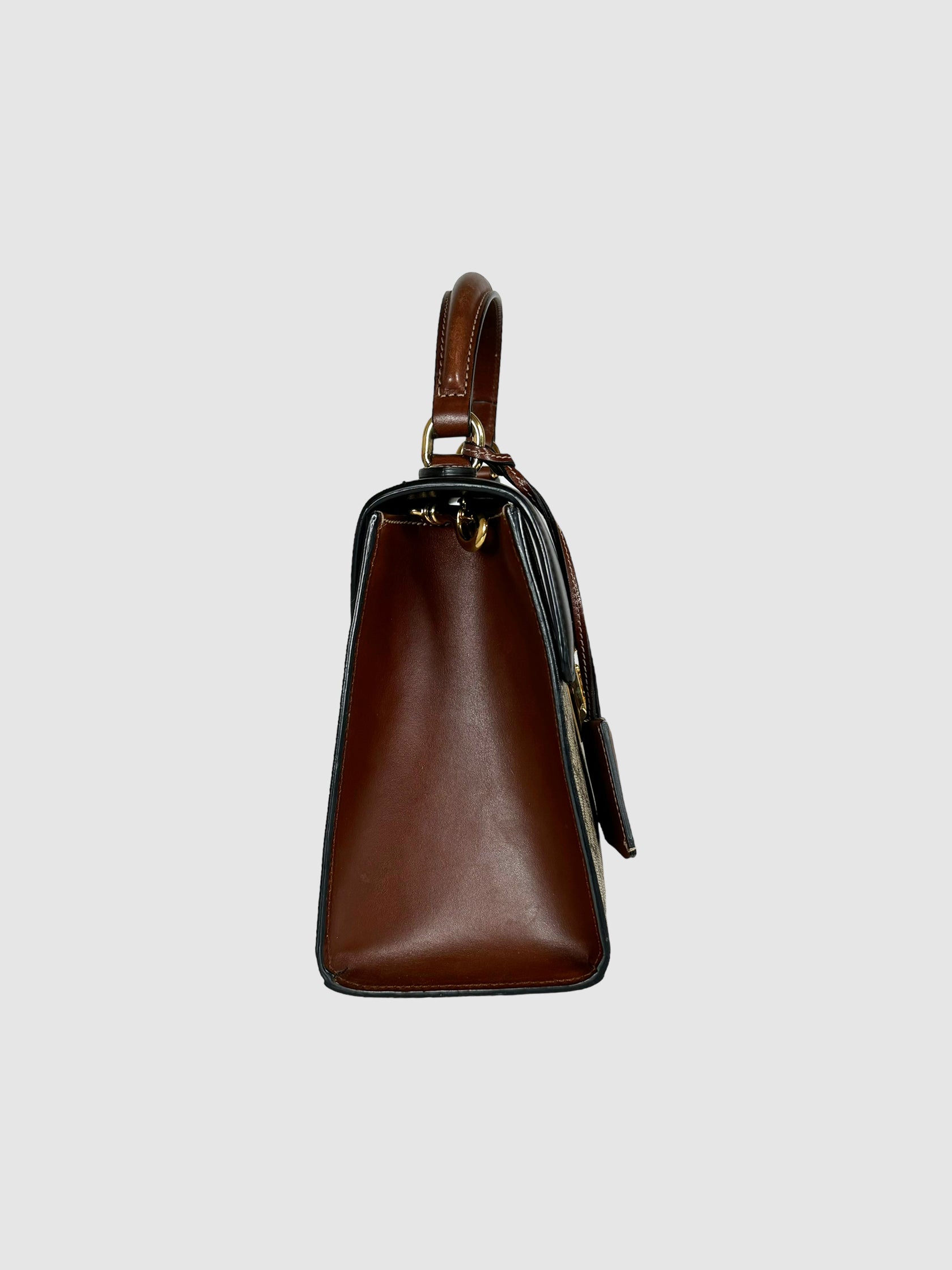 GG Supreme Medium Padlock Top Handle Bag